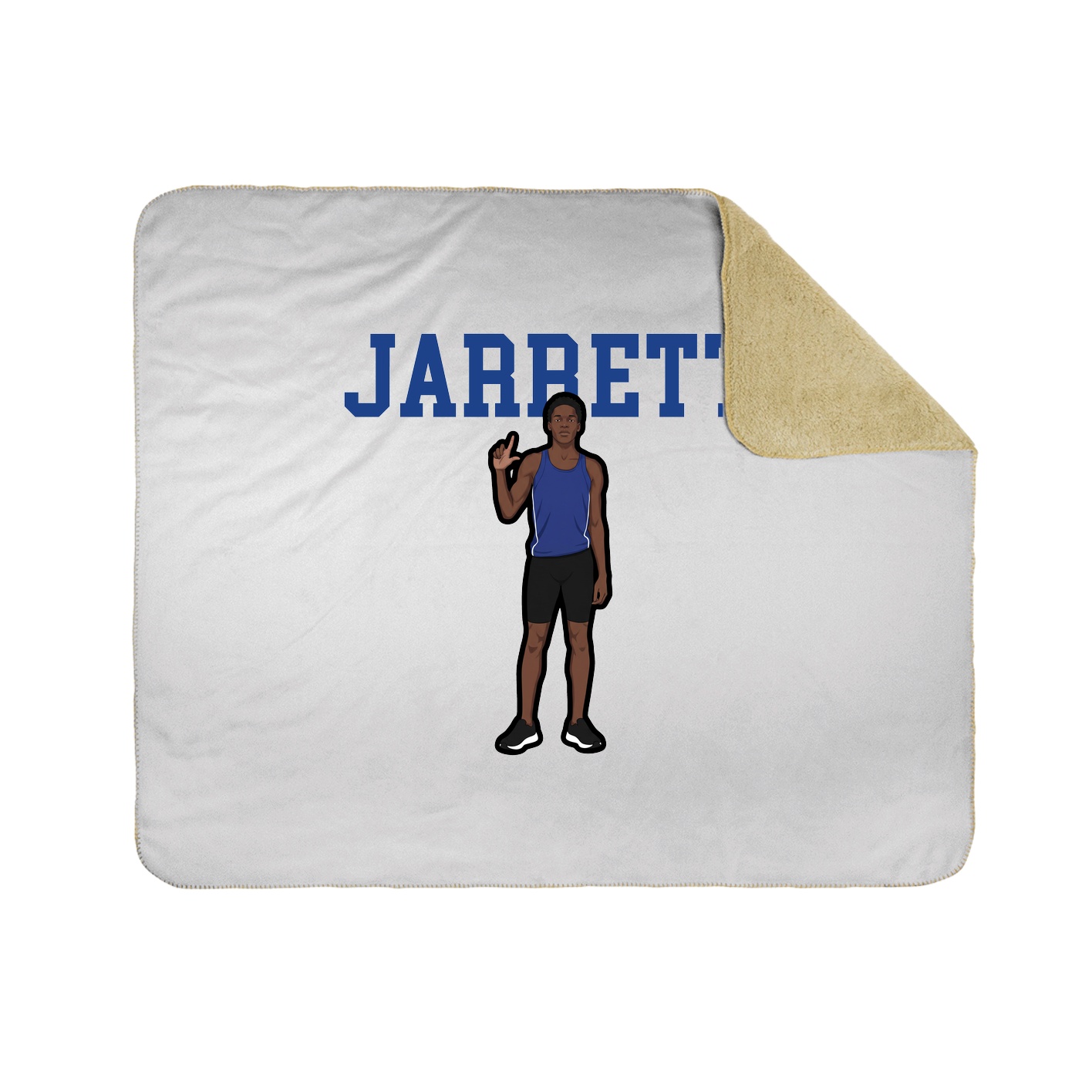 Throw Blanket — Shirsey in White