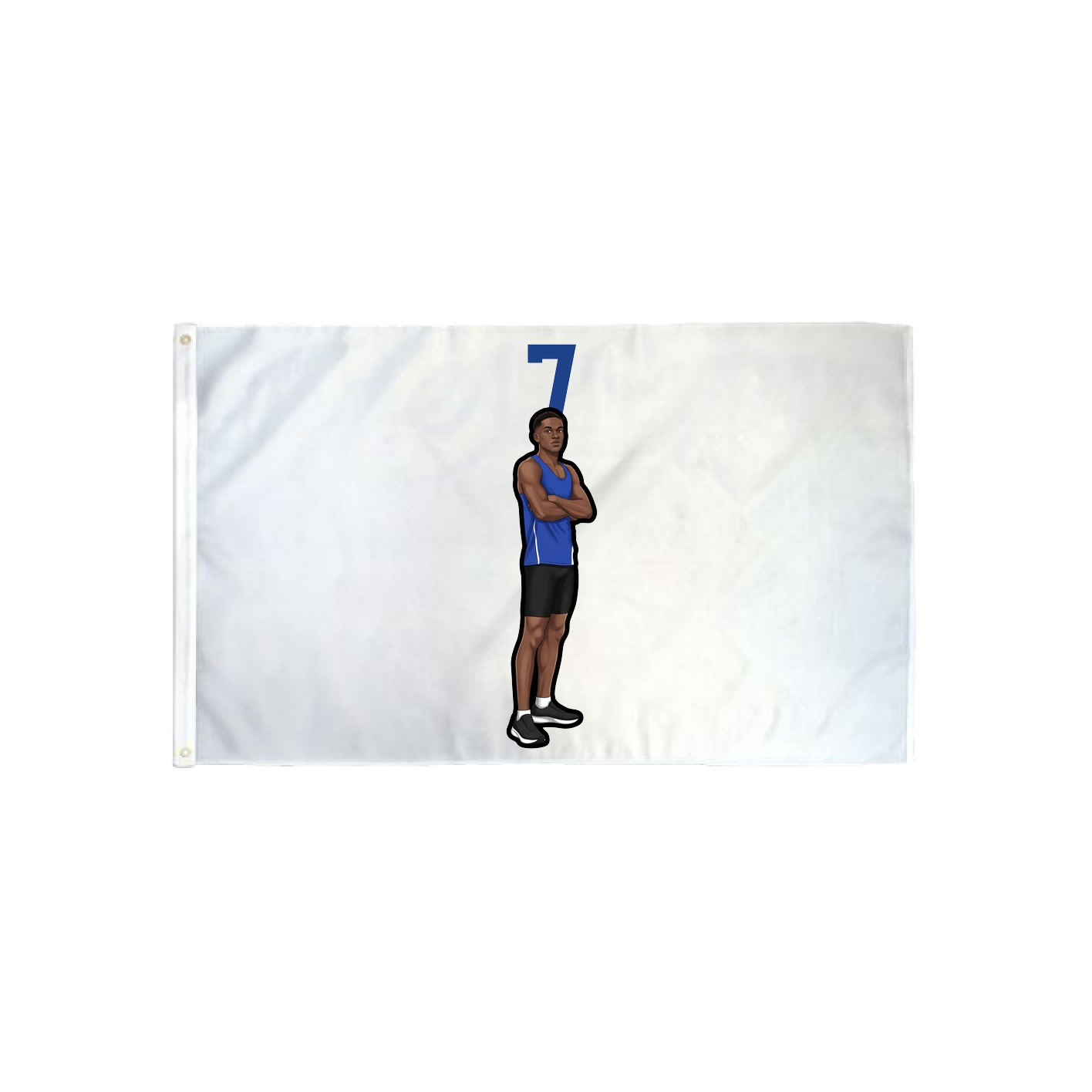 3x5 Flag — Number Top in Classic