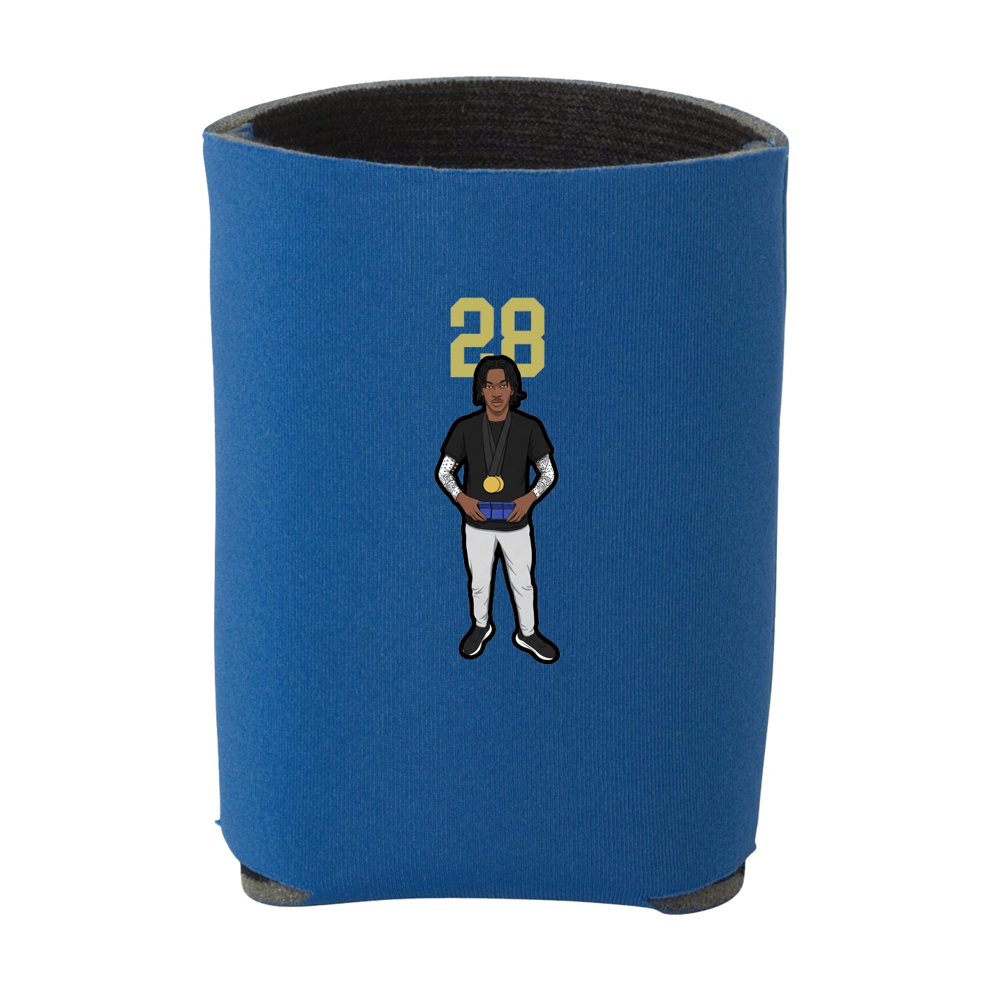 Can Holder — Number Top in Royal