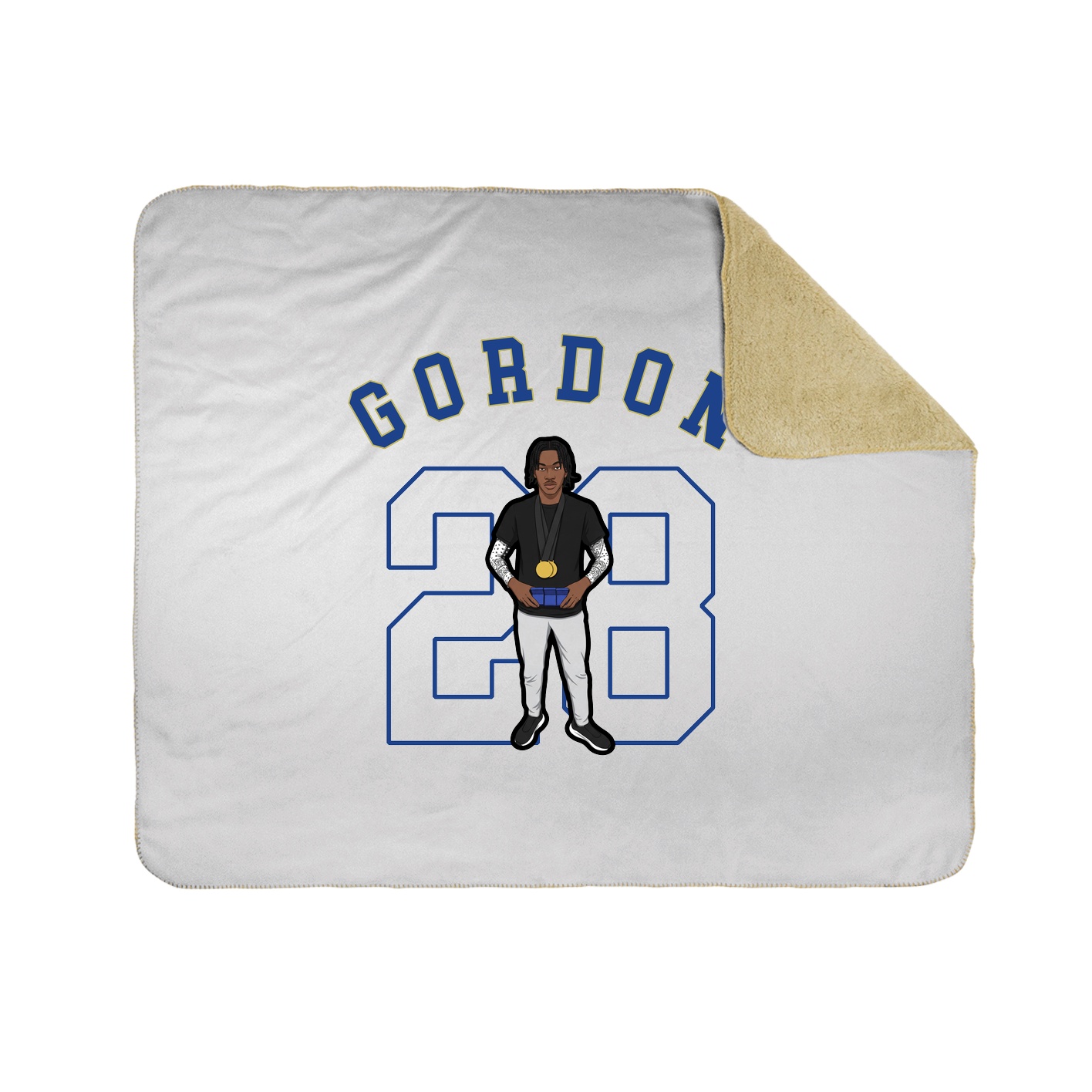 Throw Blanket — Shirsey Arch in White