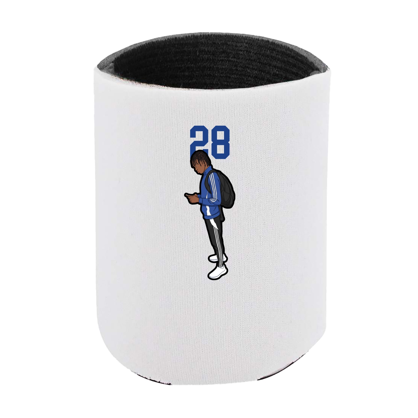 Can Holder — Number Top in White
