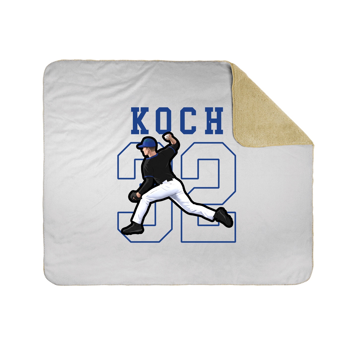50x60 Sherpa Lined Throw Blanket