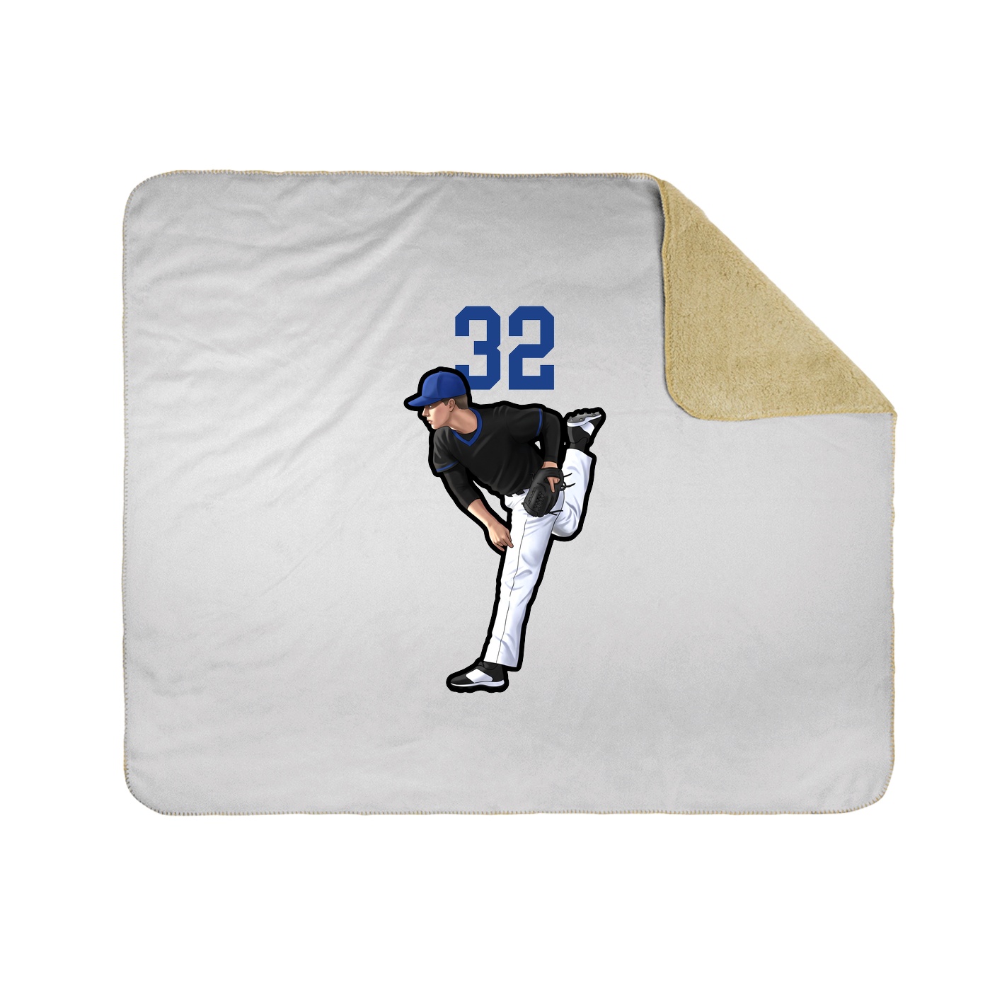 50x60 Sherpa Lined Throw Blanket