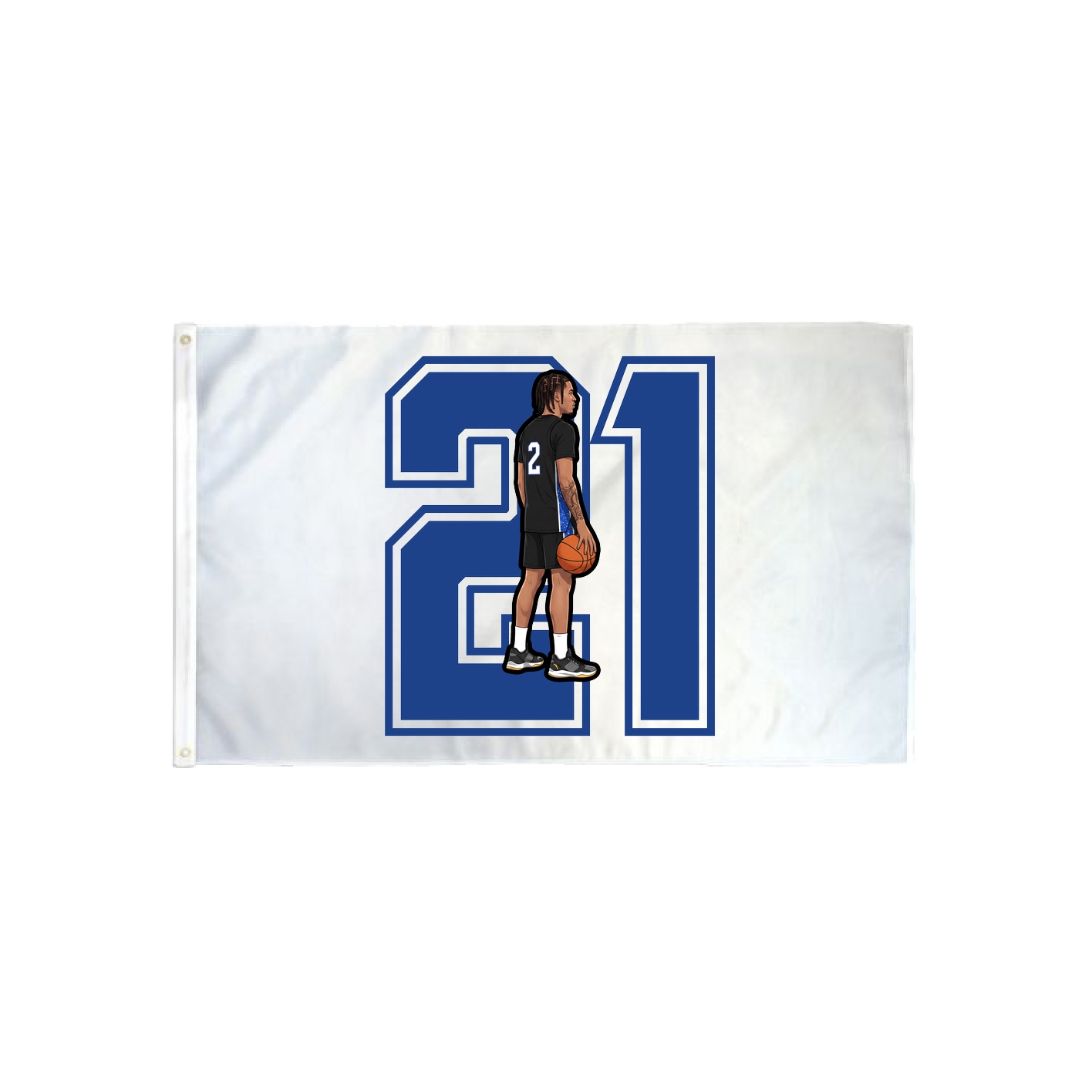 3x5 Flag — Number in Classic