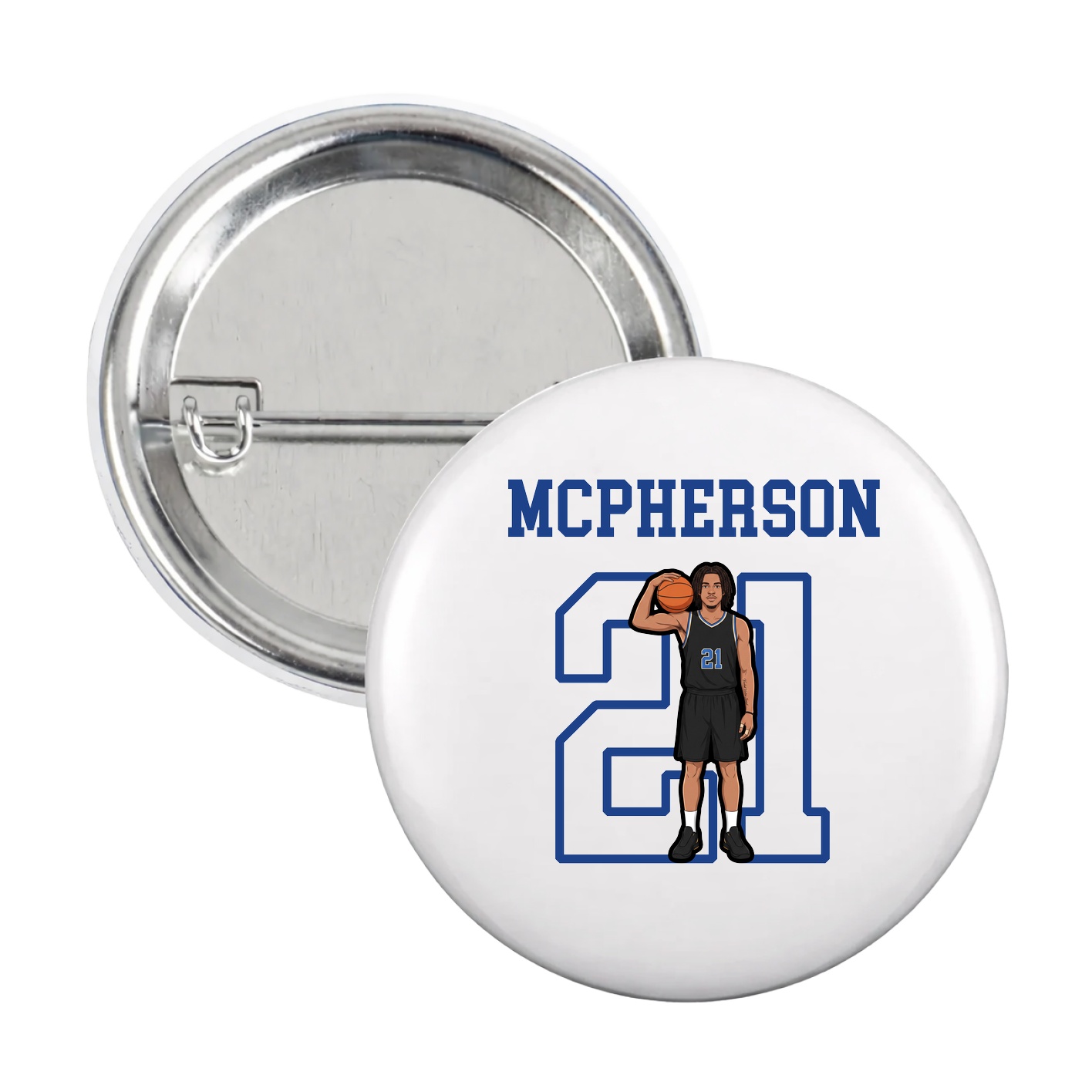 Game Day Button — Shirsey in White