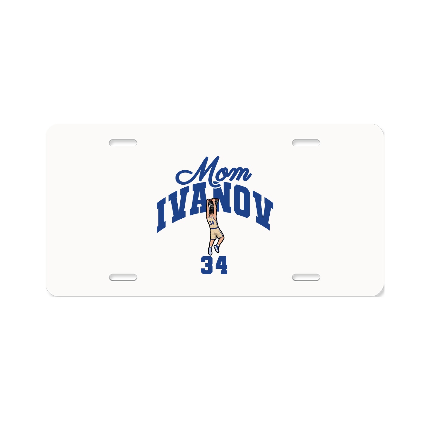 License Plate — Mothers Day Arch in Classic