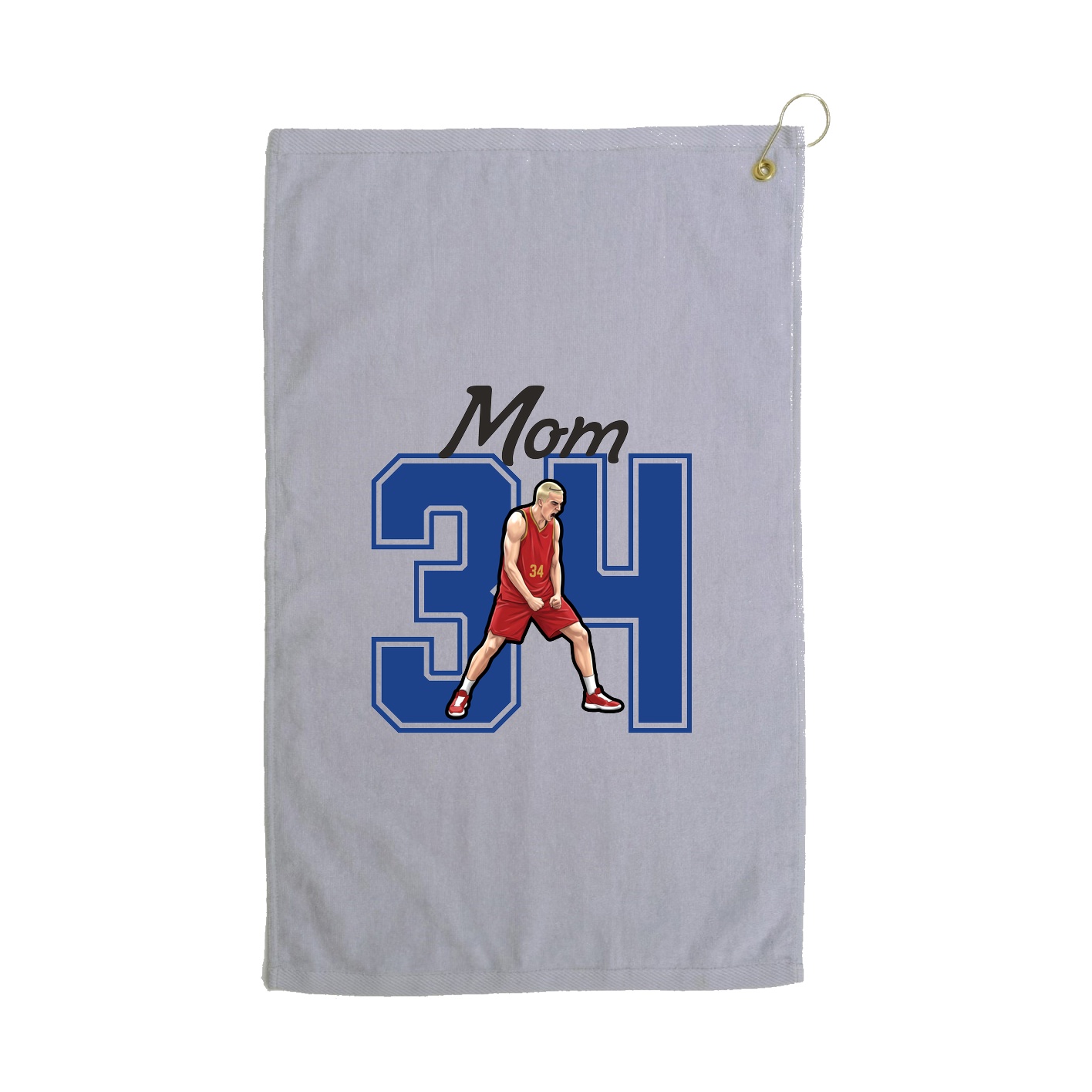 Golf Towel — Mothers Day Shirsey in Grey