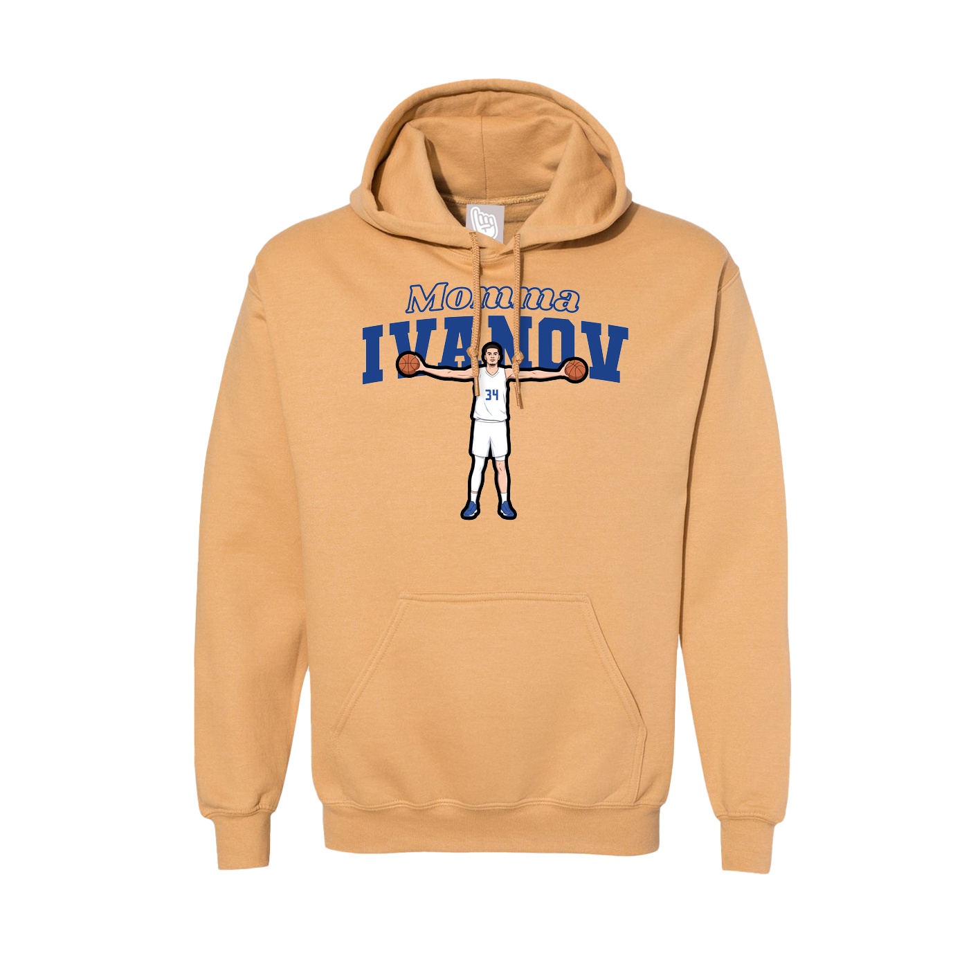 Hoodie — Mothers Day Block in Vegas Gold