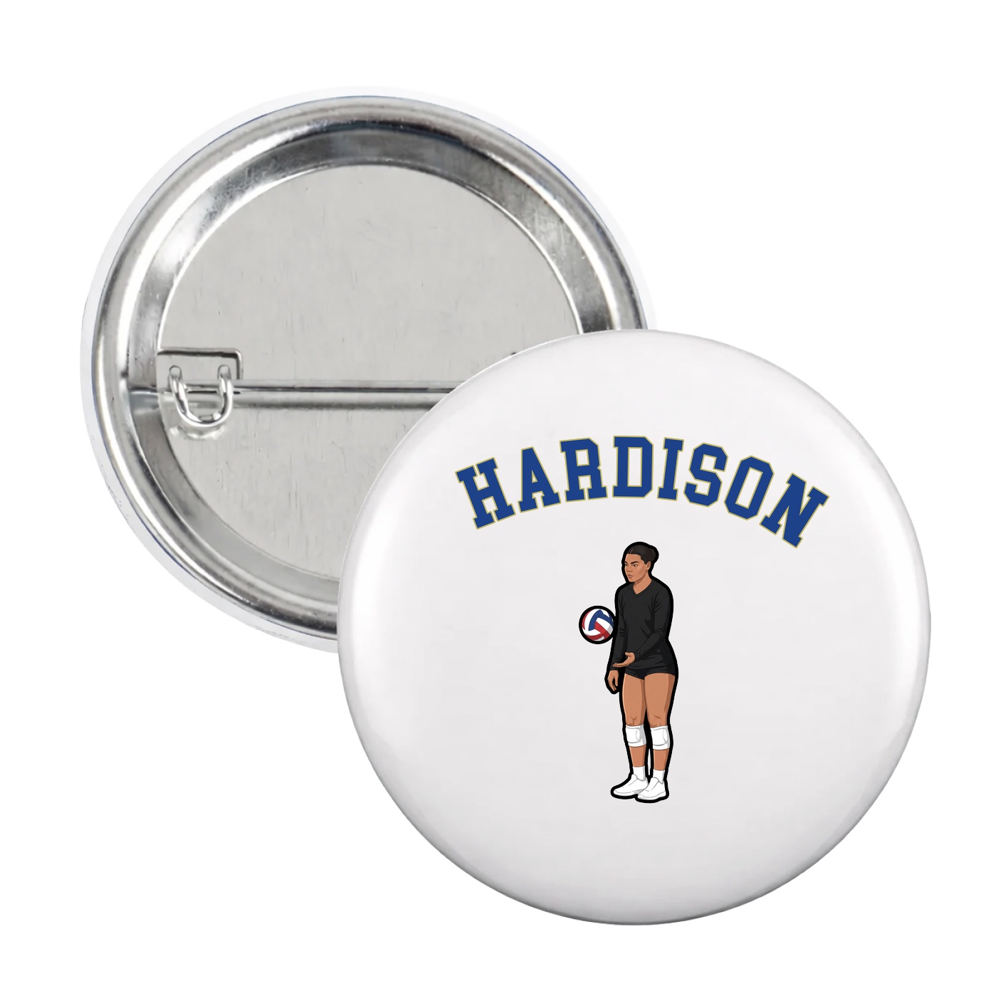 Game Day Button — Shirsey Arch in White