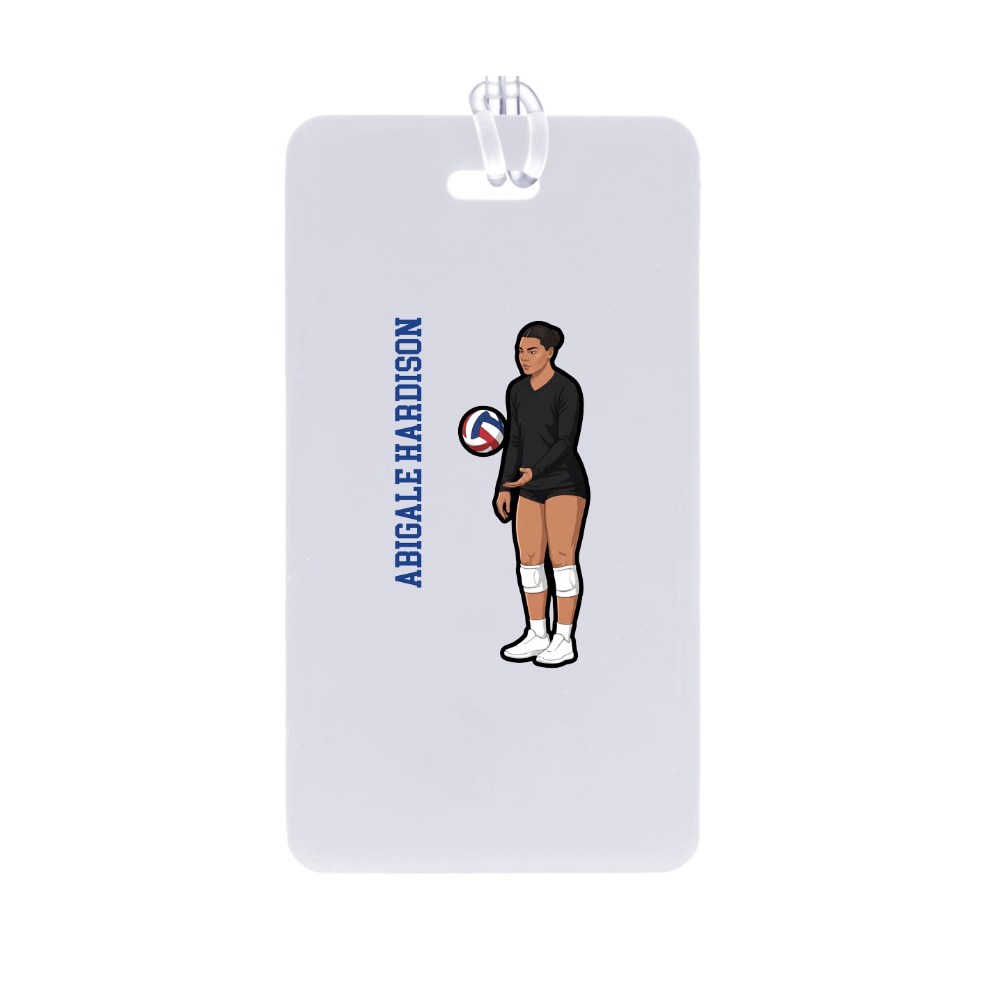 Bag Tag — Name Vertical in Classic