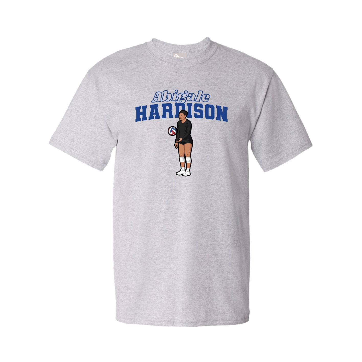Youth Tee — Name Arch in Grey