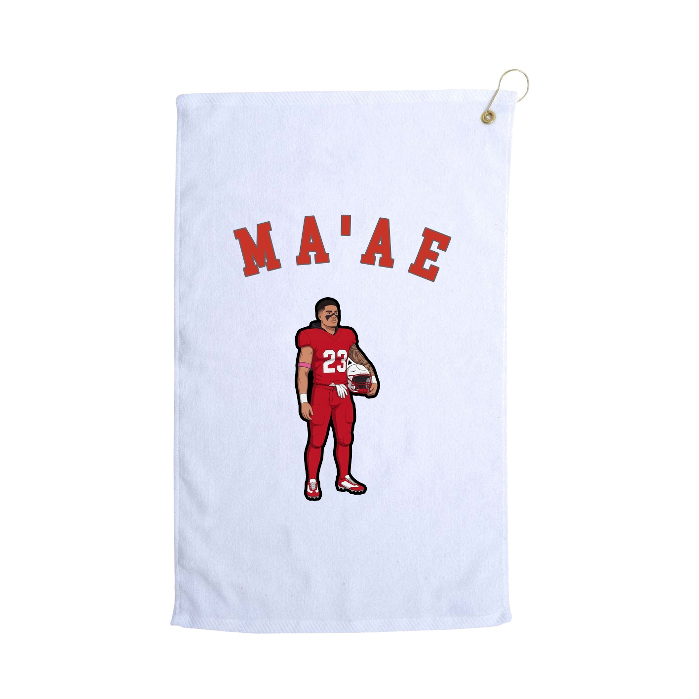 Golf Towel — Shirsey Arch in White