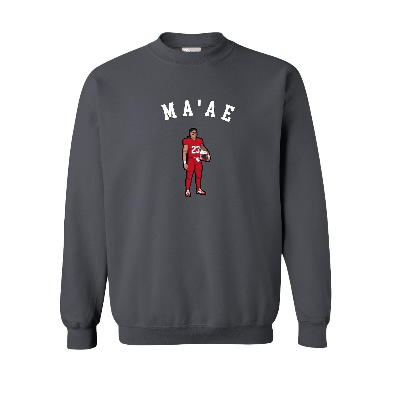 Fleece Crew — Shirsey Arch in Grey