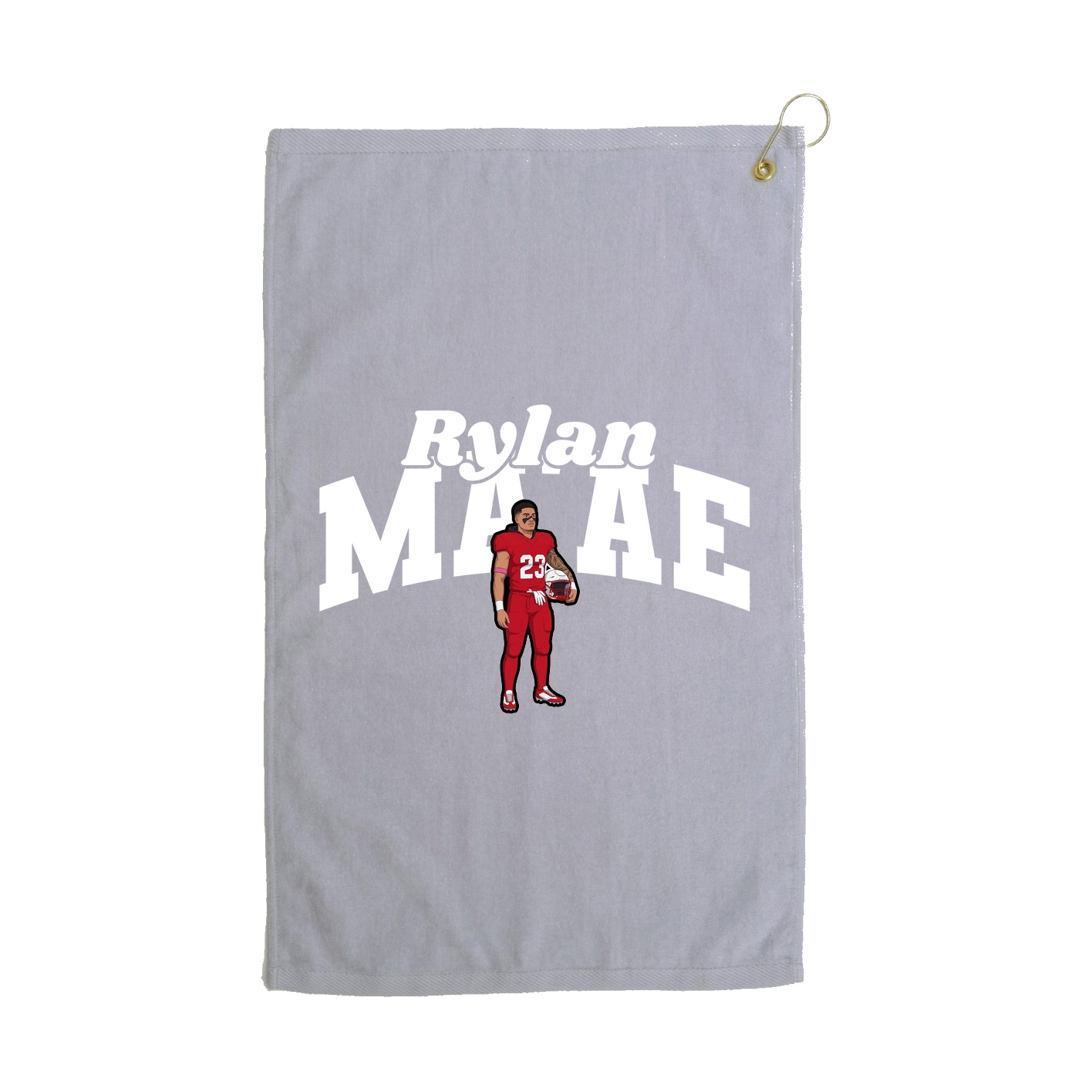 Golf Towel — Signature Arch in Grey