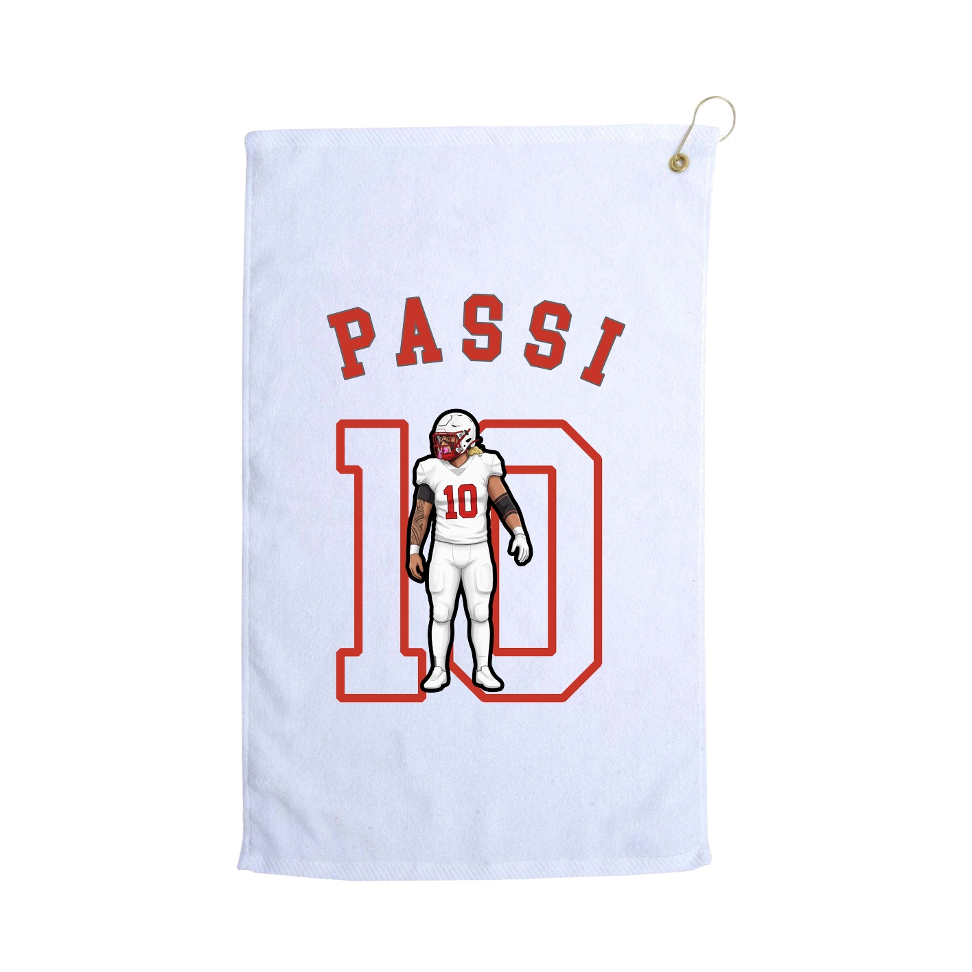 Golf Towel — Shirsey Arch in White