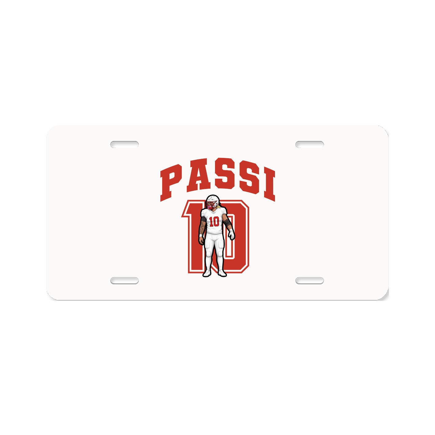 License Plate — Number in Classic