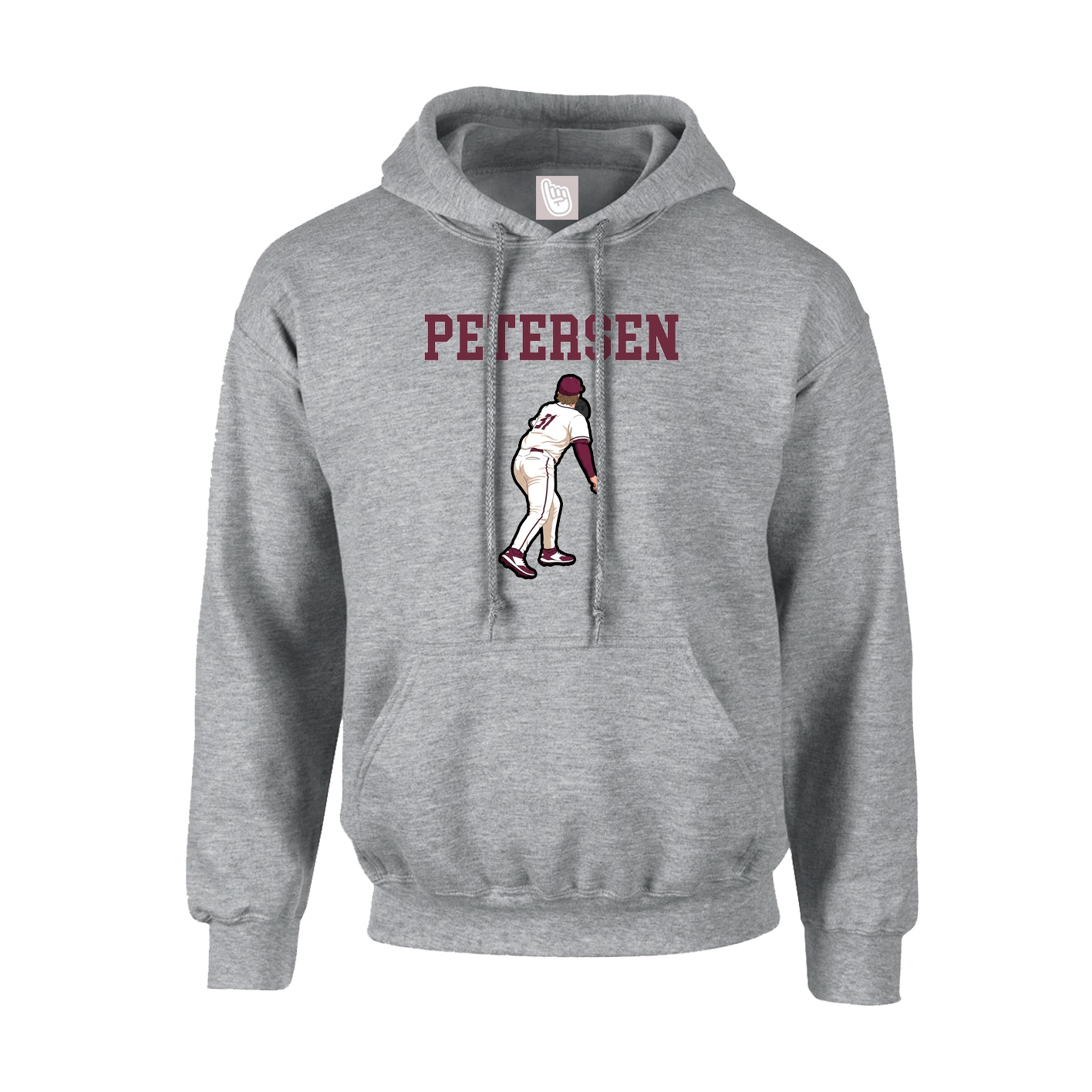 Hoodie — Shirsey in Grey