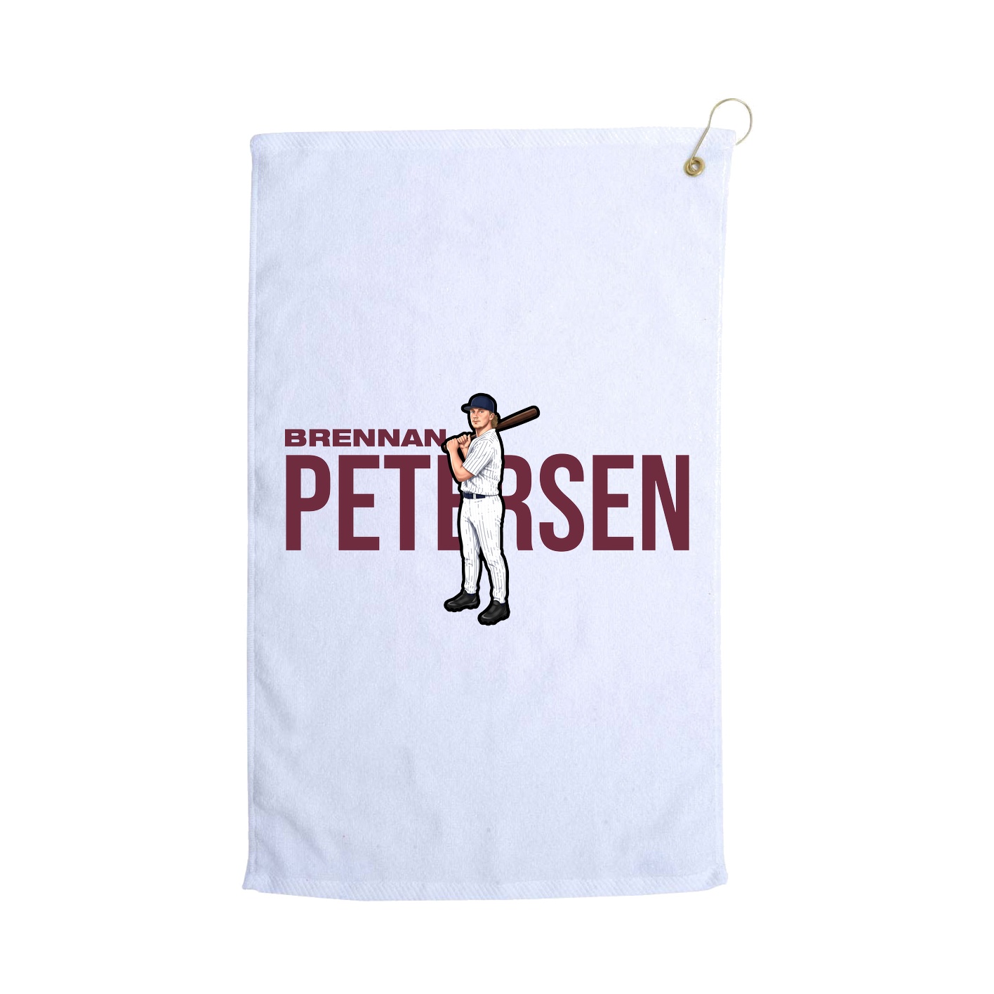 Golf Towel — Player Name in White