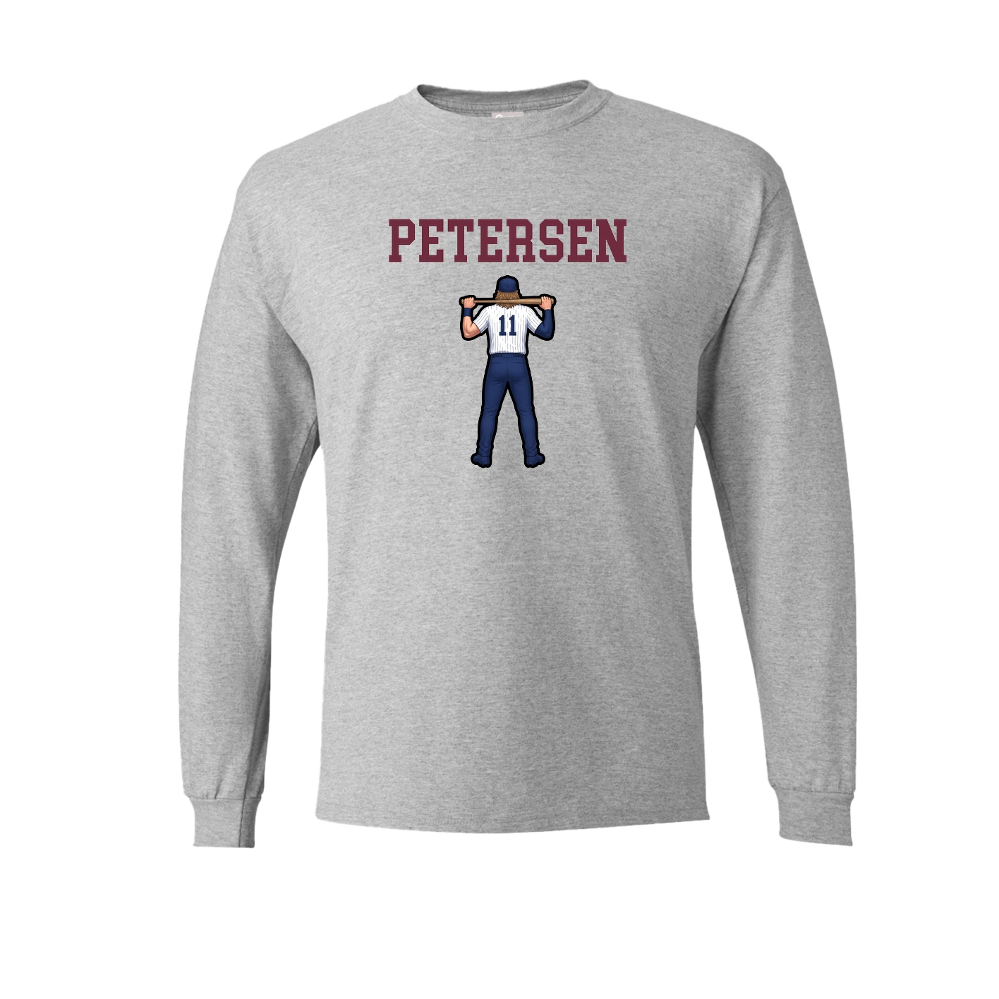 Long Sleeve Tee — Shirsey in Grey