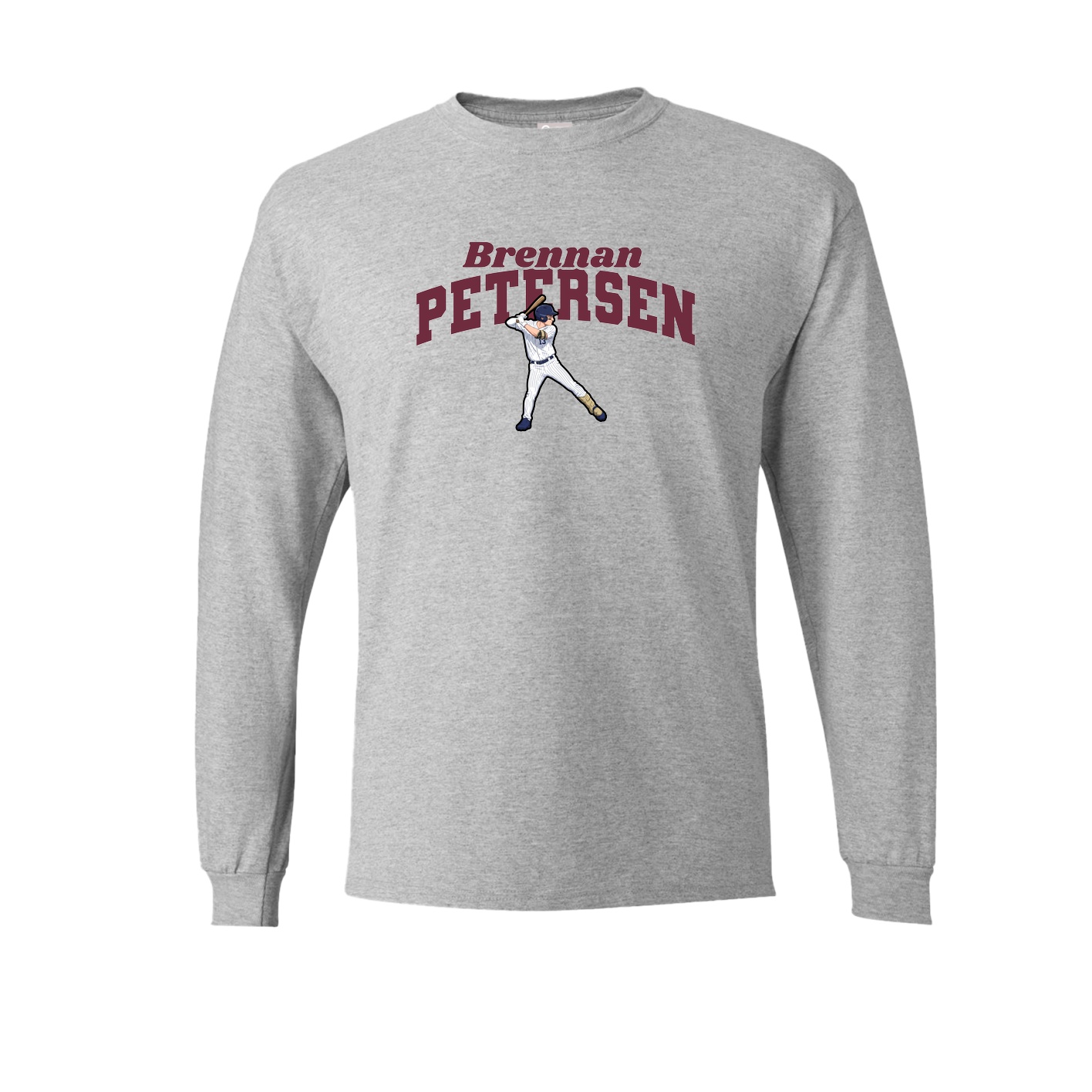 Long Sleeve Tee — Signature Arch in Grey