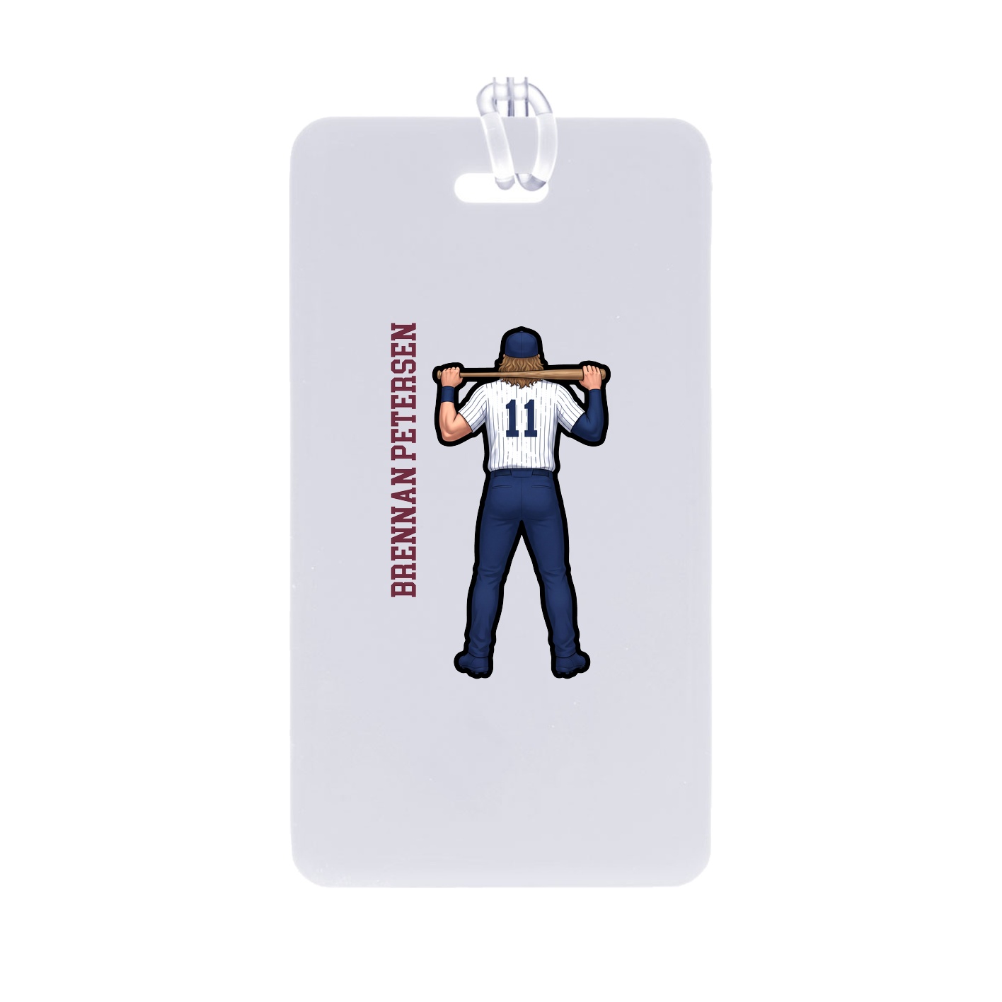 Bag Tag — Name Vertical in Classic