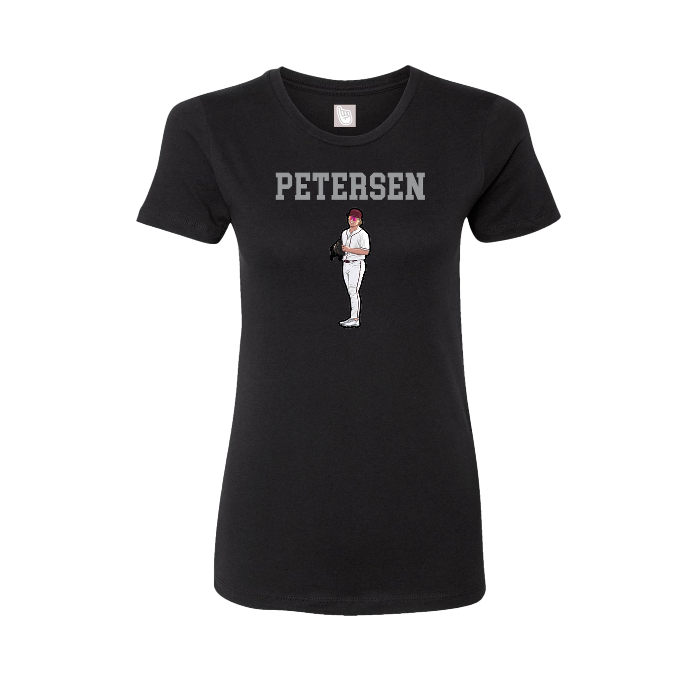 Fitted Women's Tee — Shirsey in Black
