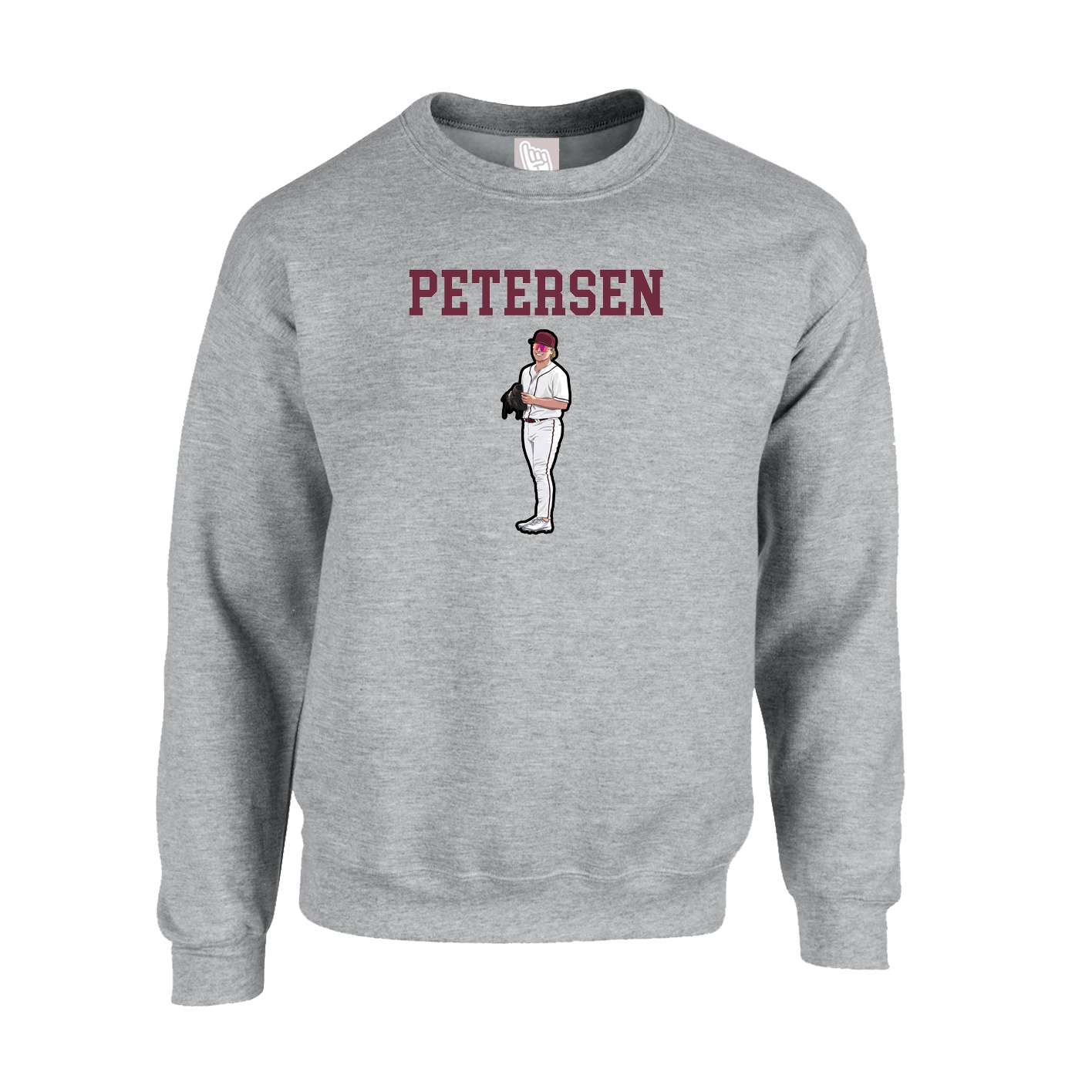 Fleece Crew — Shirsey in Grey