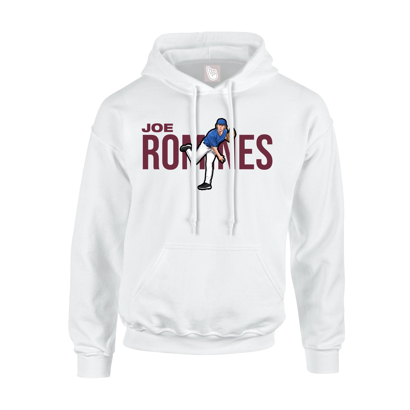 Youth Hoodie — Player Name in White