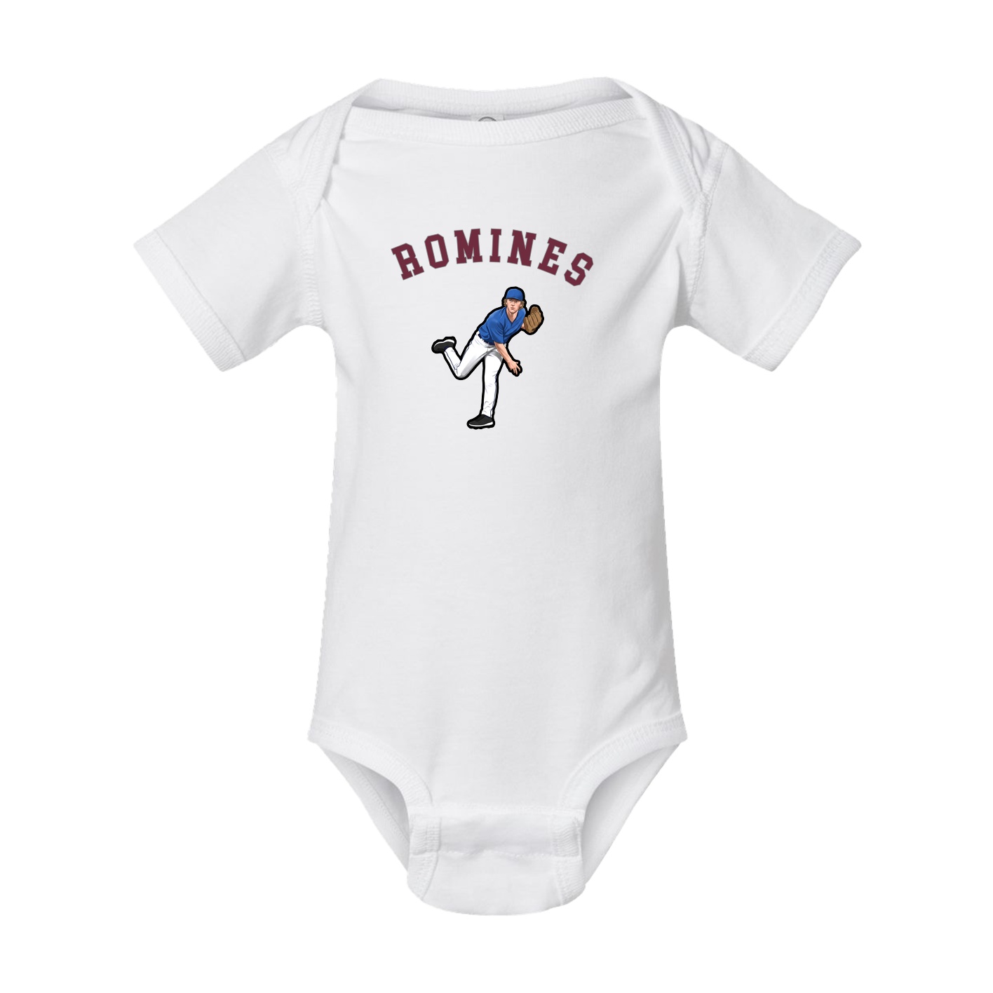 Baby Onesie — Shirsey Arch in White