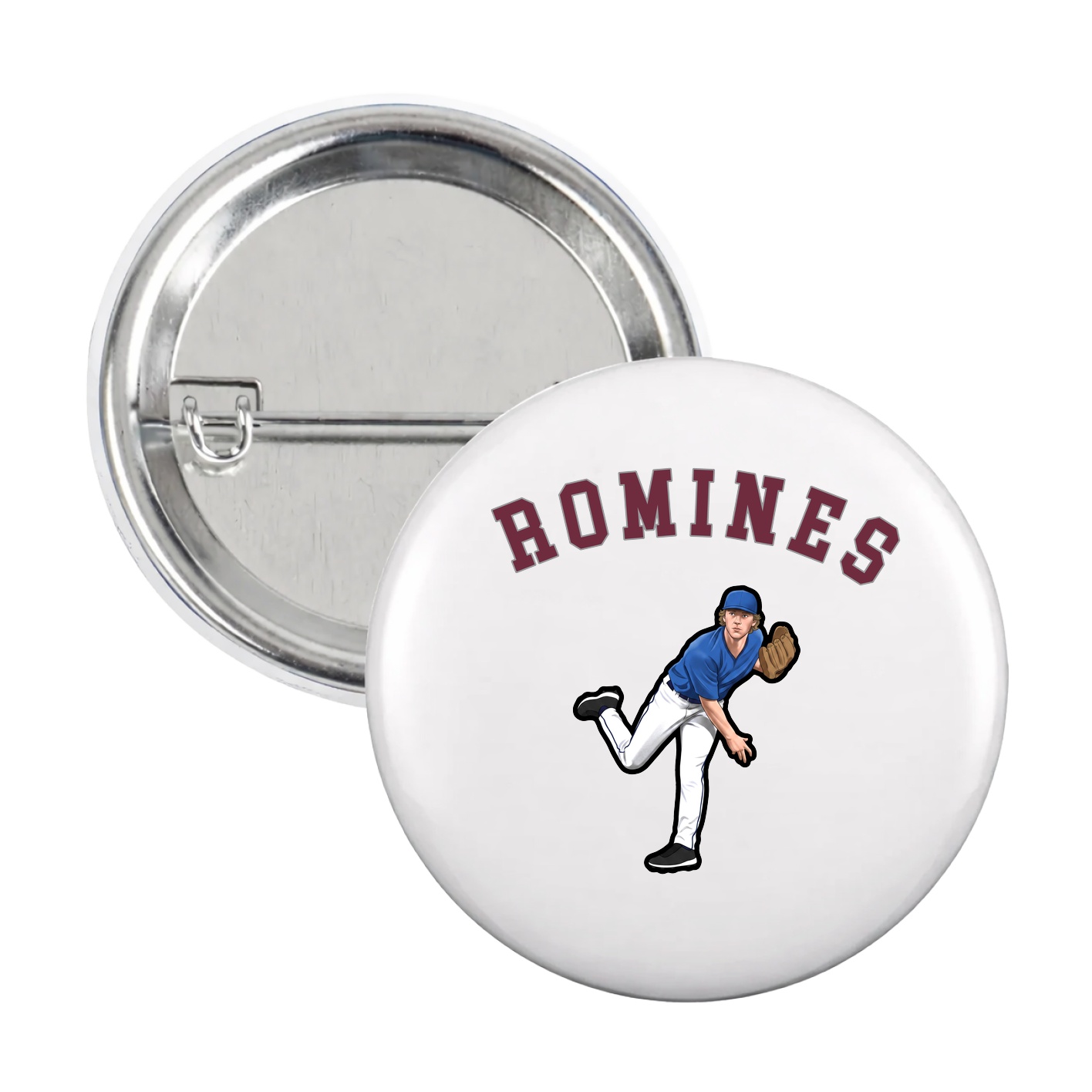 Game Day Button — Shirsey Arch in White