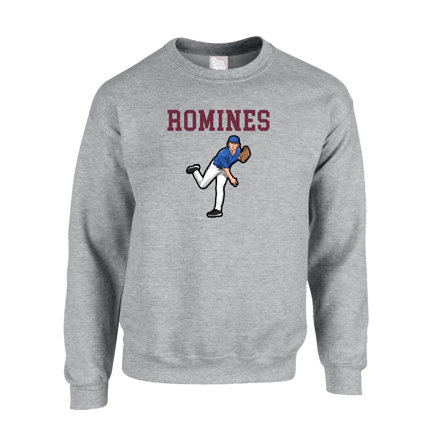 Fleece Crew — Shirsey in Grey