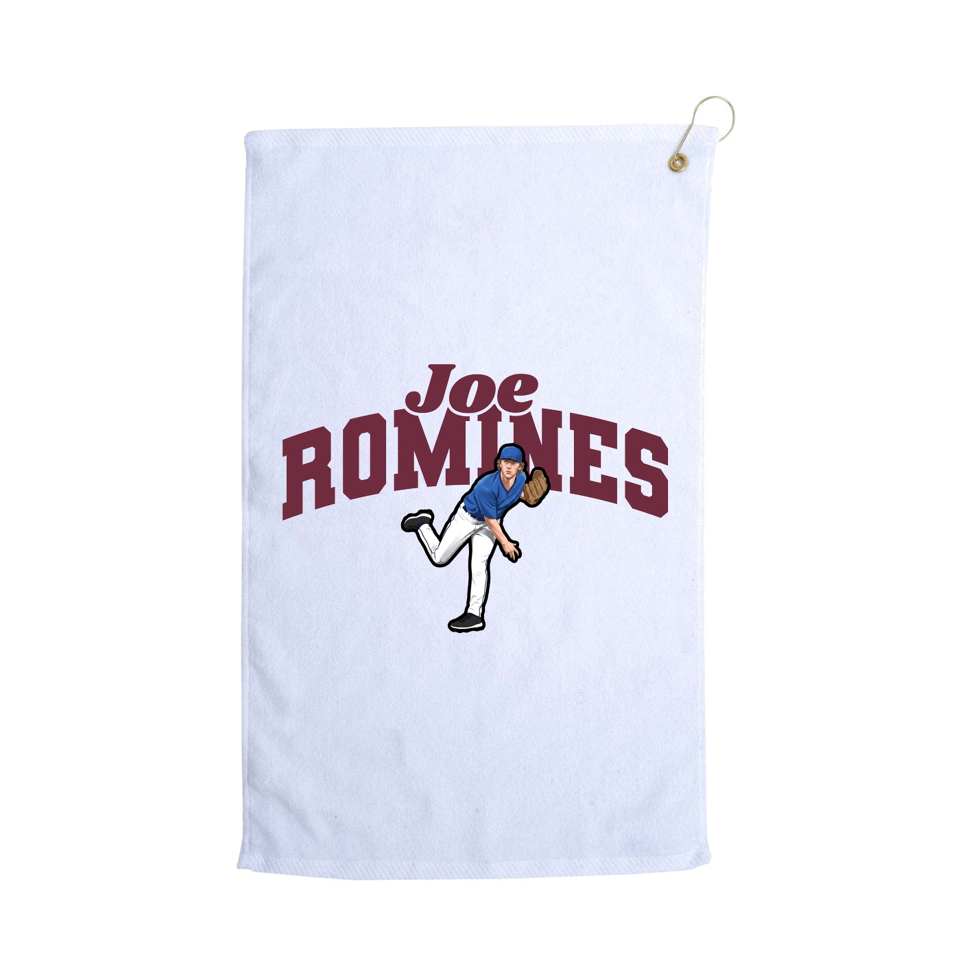 Golf Towel — Signature Arch in White