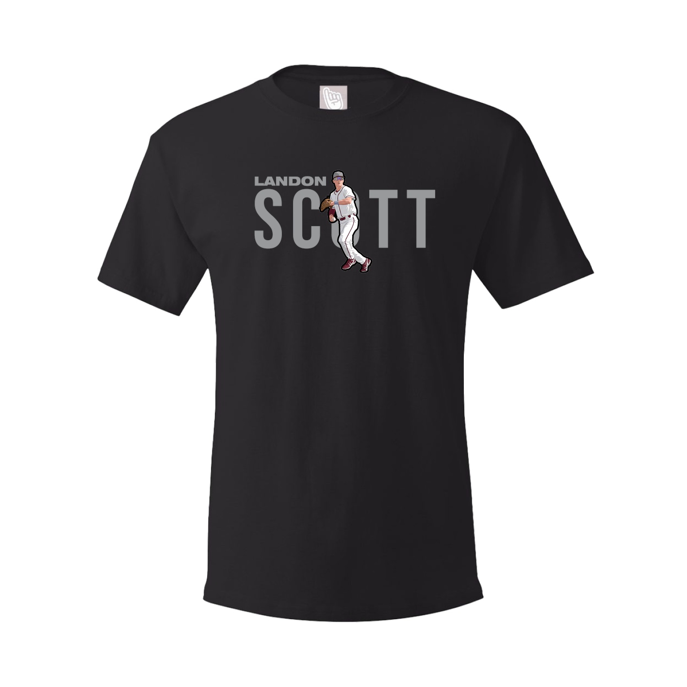 Youth Tee — Player Name in Black