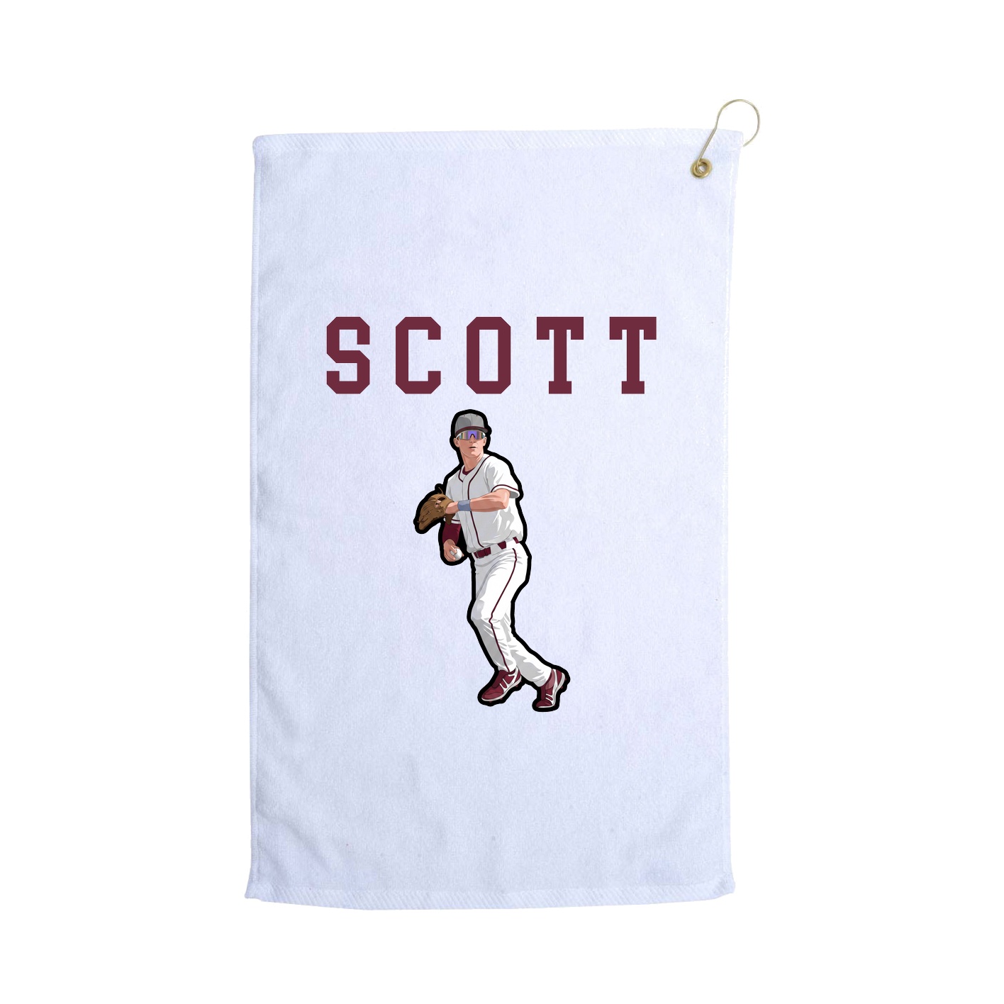 Golf Towel — Shirsey in White