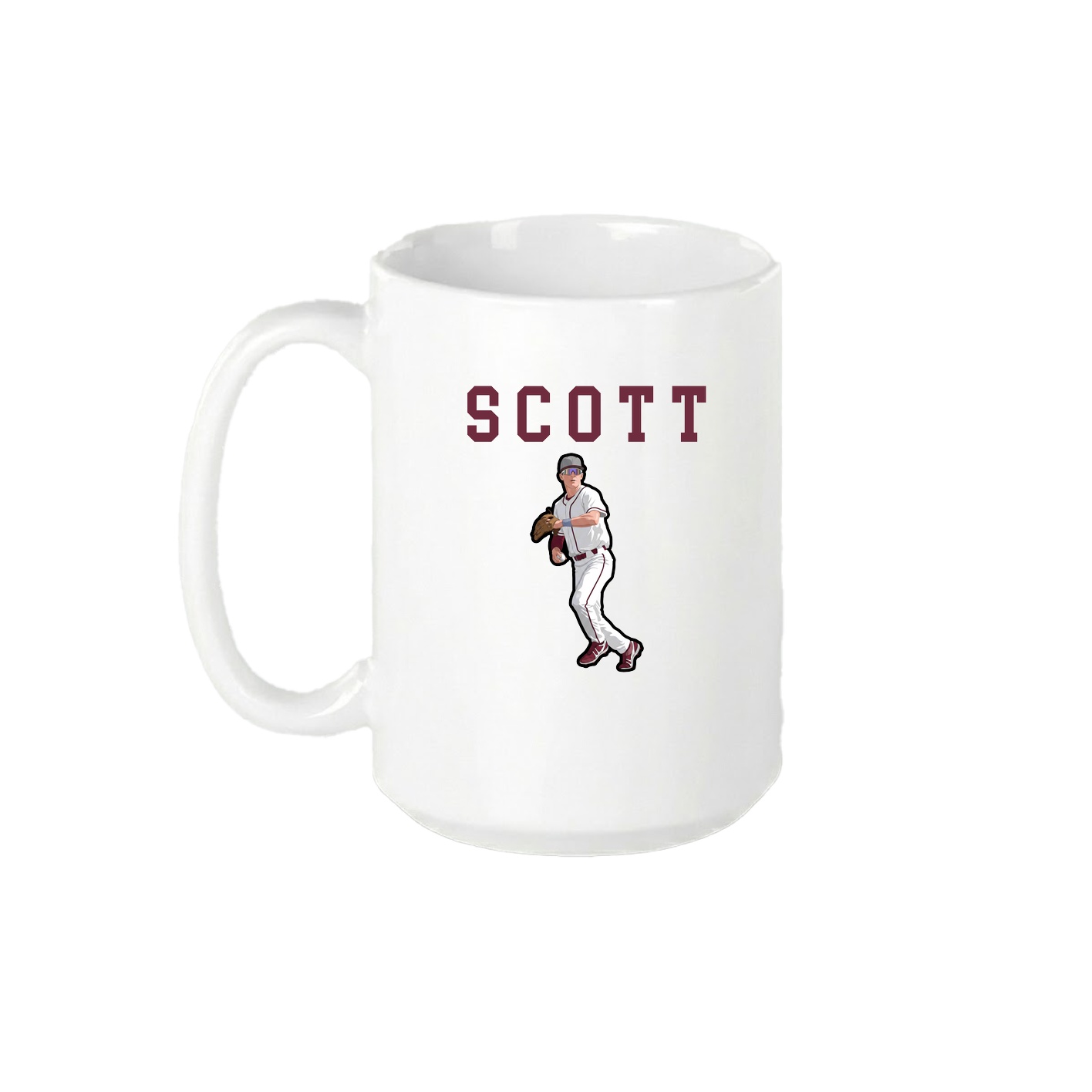 15oz Coffee Mug — Shirsey in White