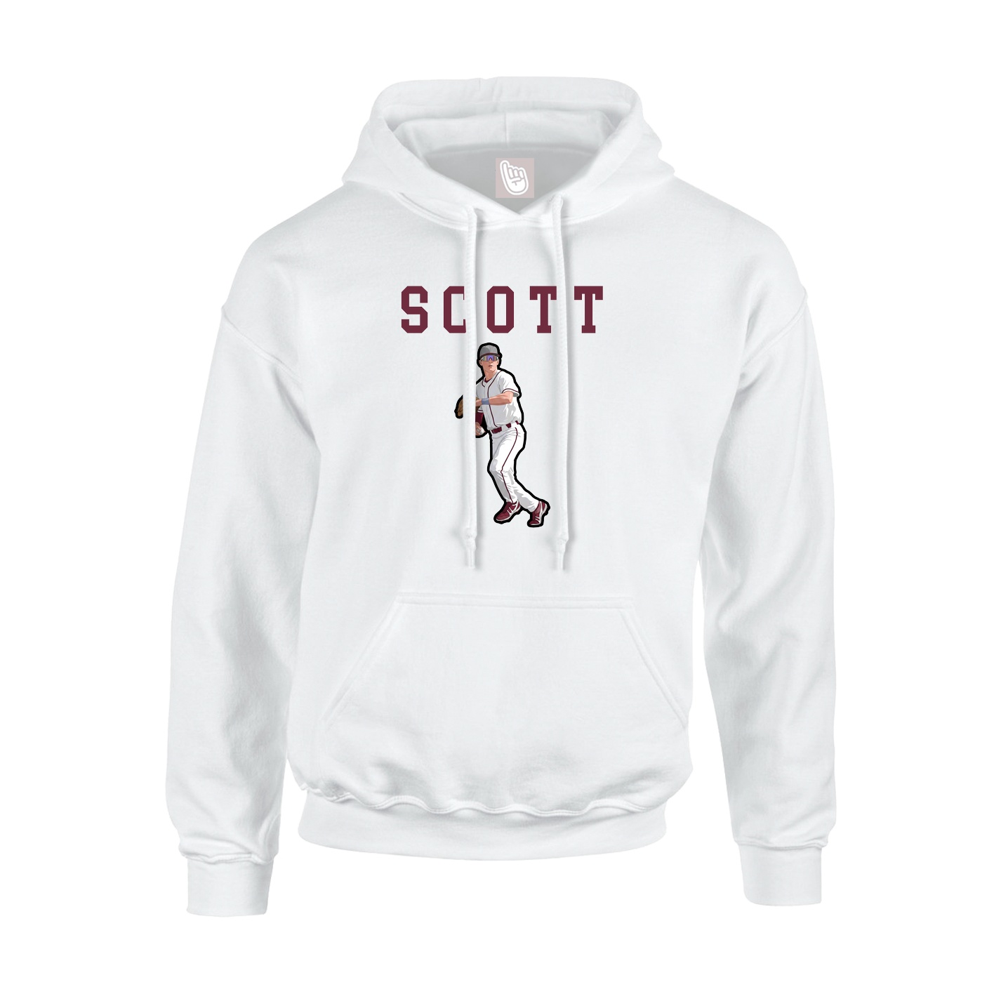 Youth Hoodie — Shirsey in White