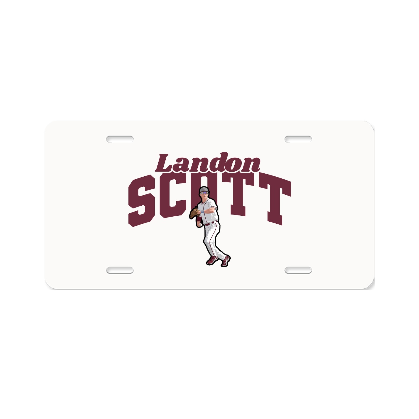 License Plate — Signature Arch in Classic