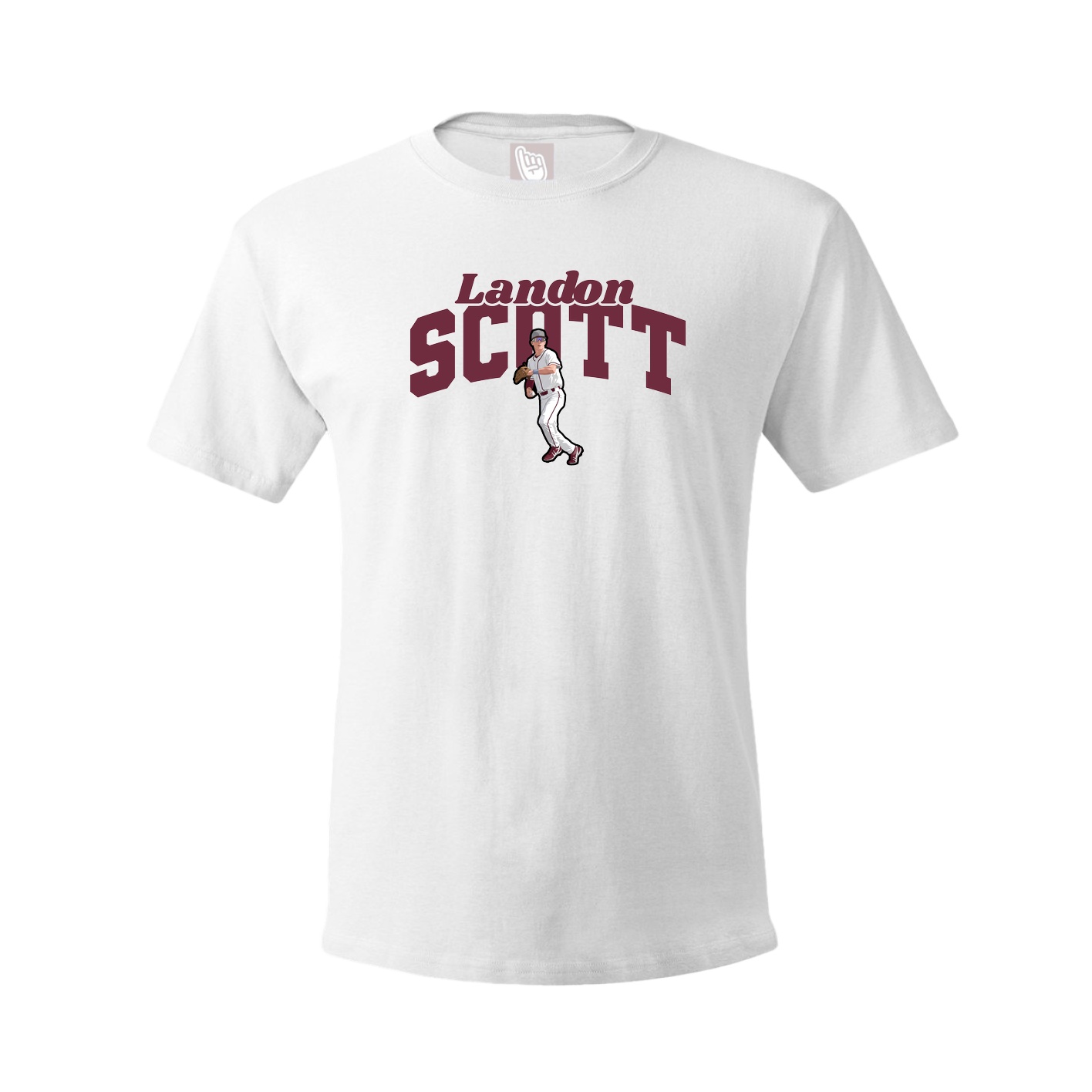 Youth Tee — Signature Arch in White