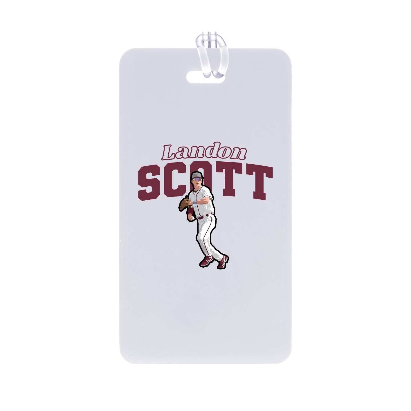 Bag Tag — Name Arch in Classic