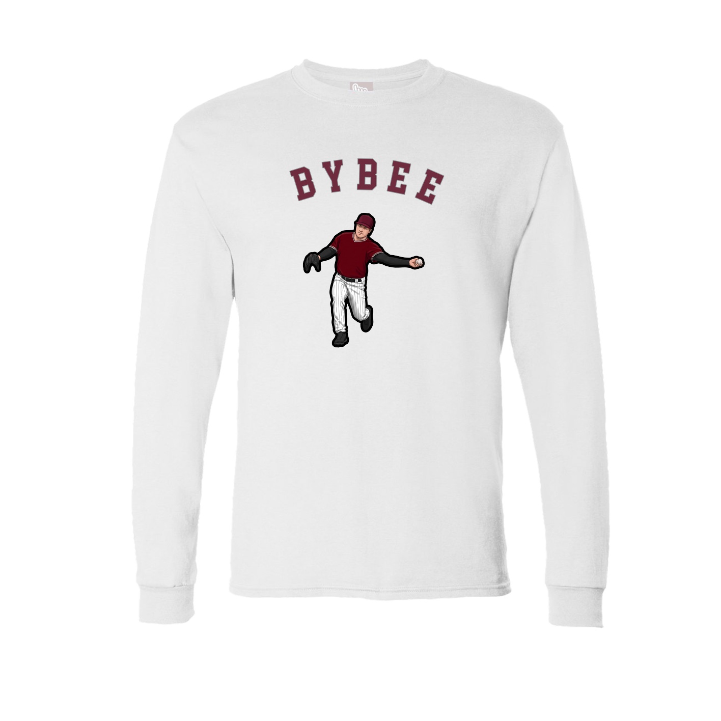 Long Sleeve Tee — Shirsey Arch in White