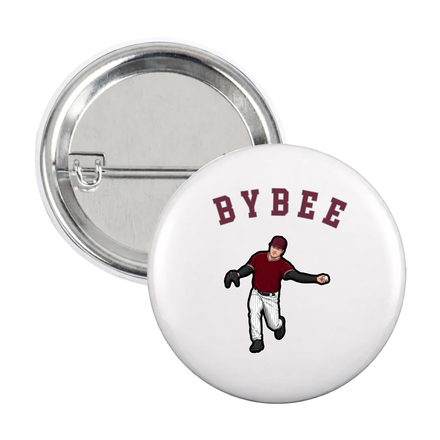 Game Day Button — Shirsey Arch in White