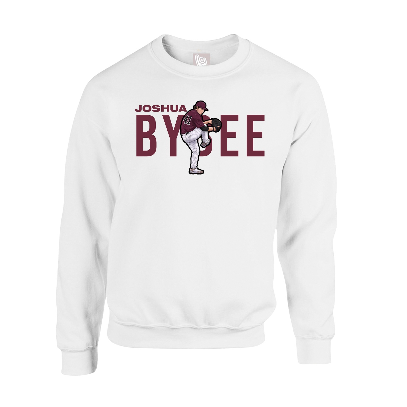 Fleece Crew — Player Name in White