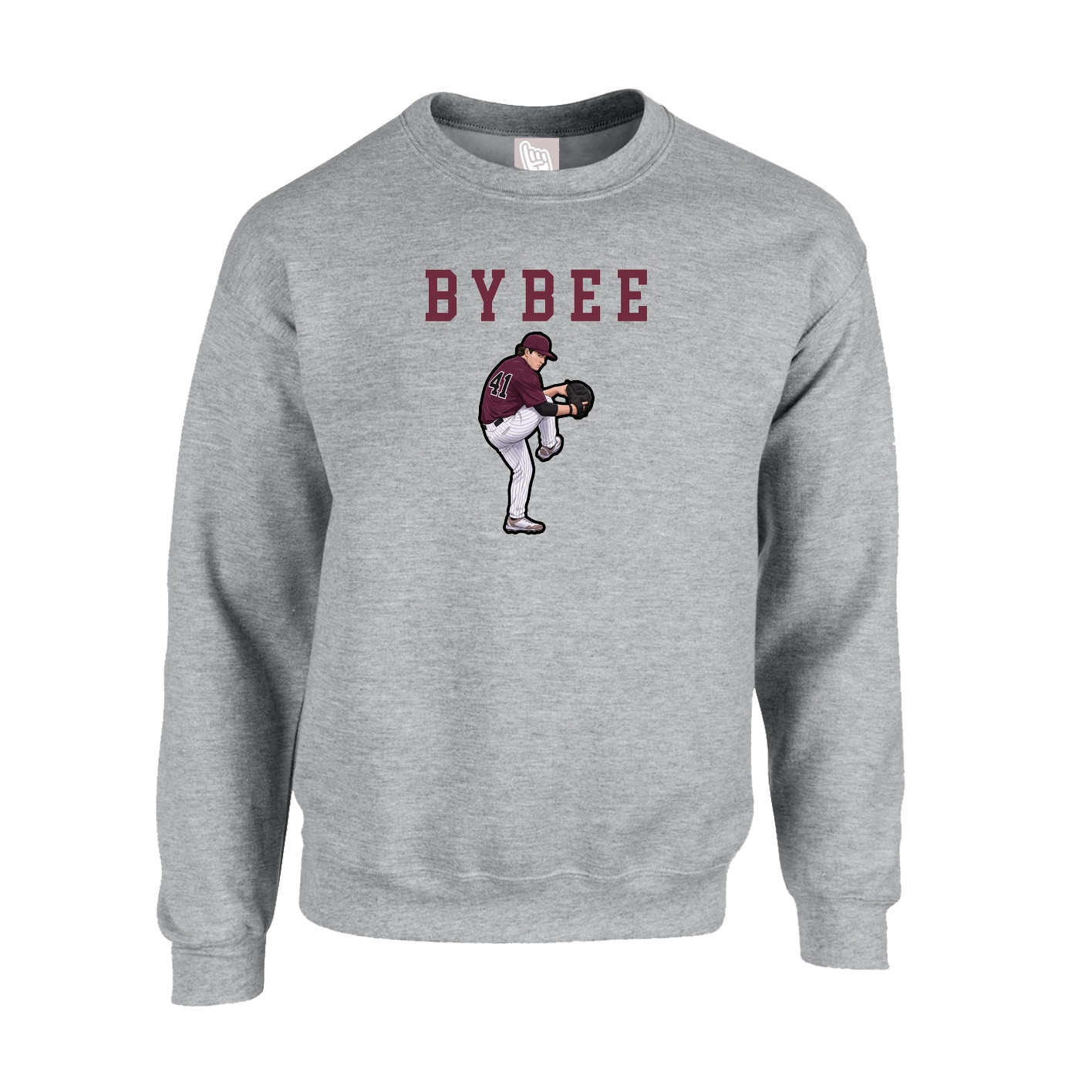 Fleece Crew — Shirsey in Grey