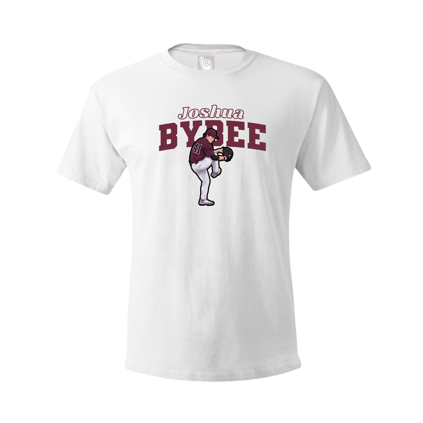 Tee — Name Arch in White