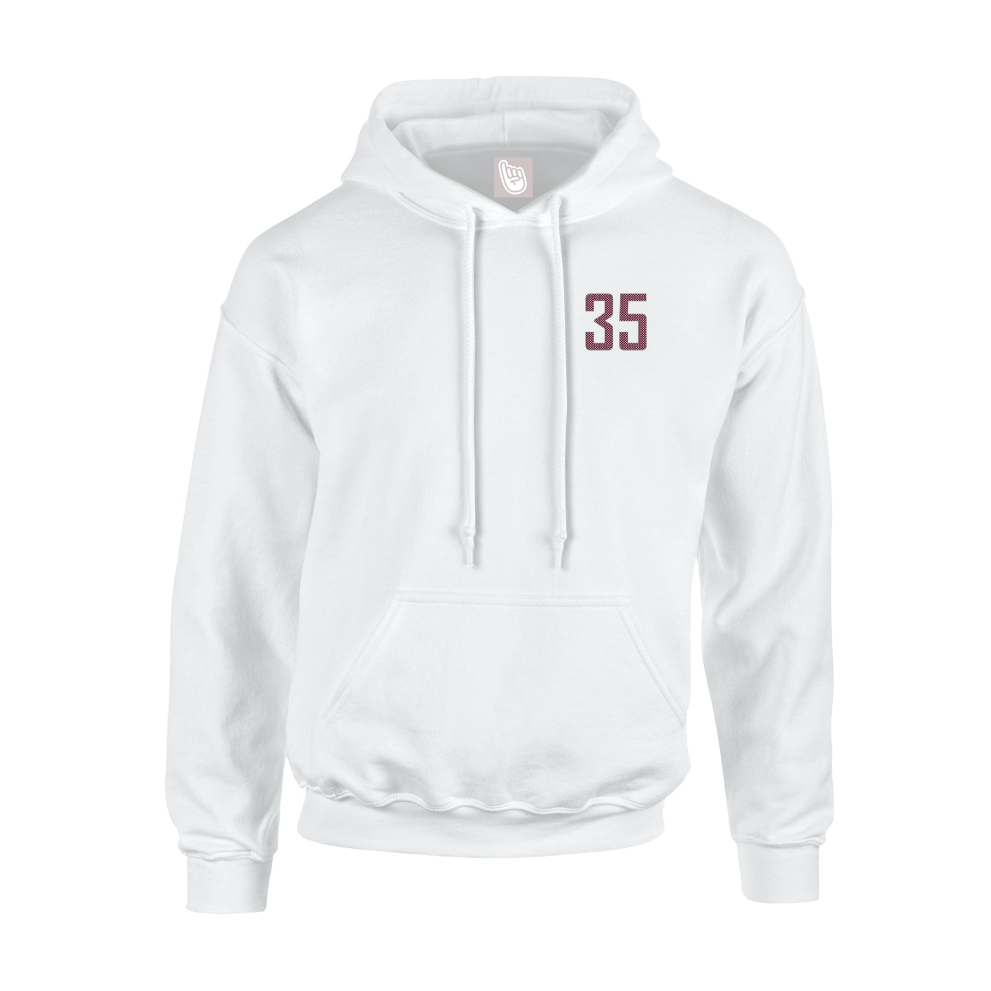 Youth Hoodie — Front Shirsy in White