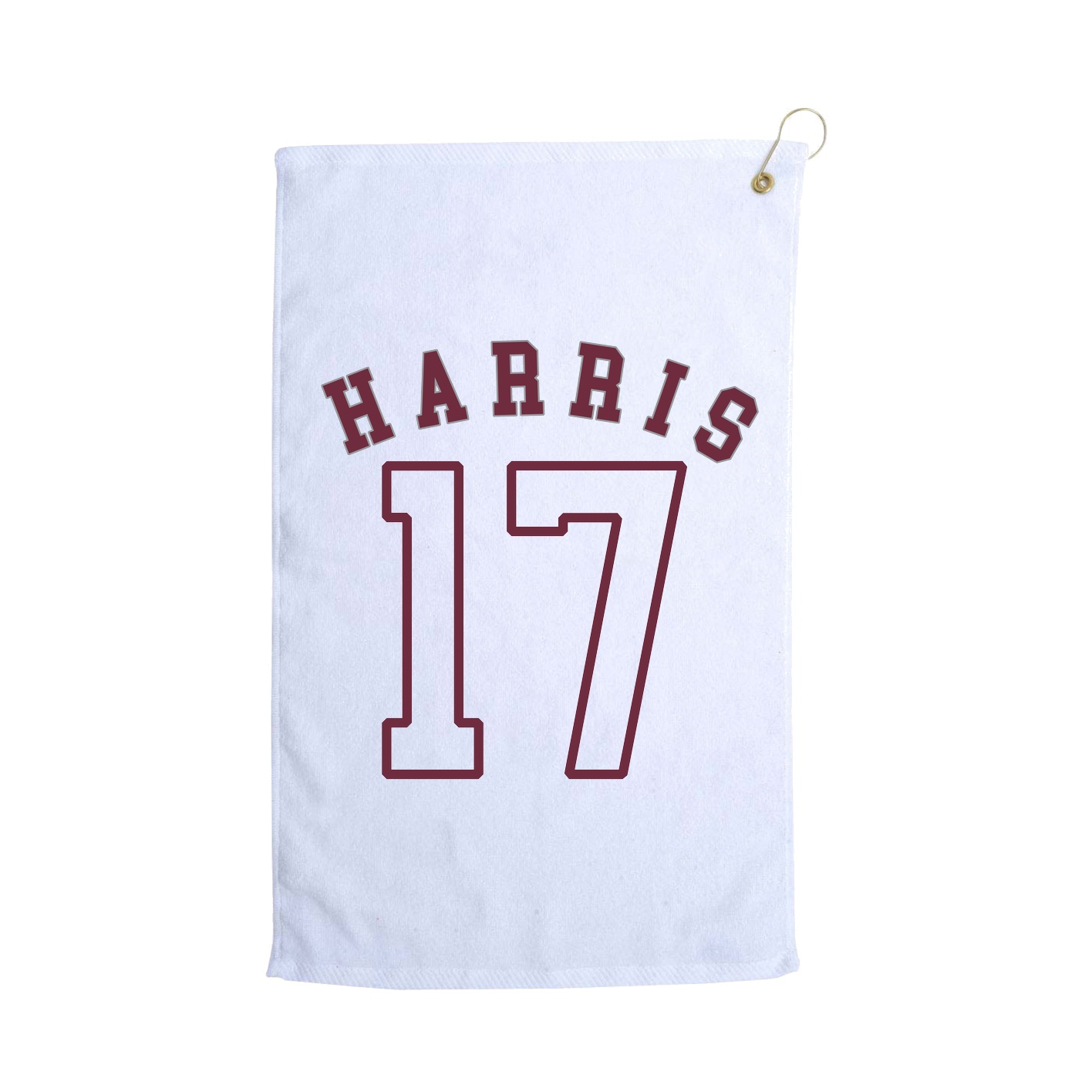 Golf Towel — Shirsey Arch in White