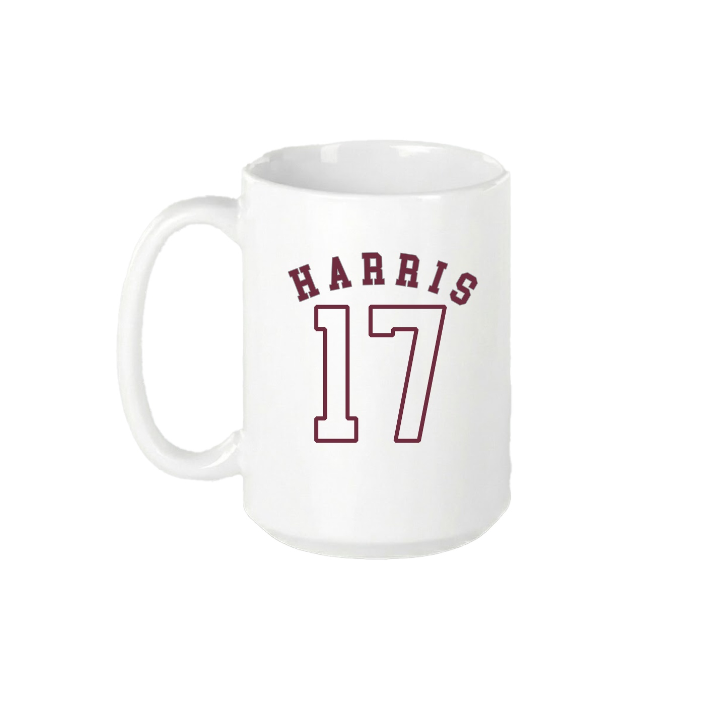 15oz Coffee Mug — Shirsey Arch in White