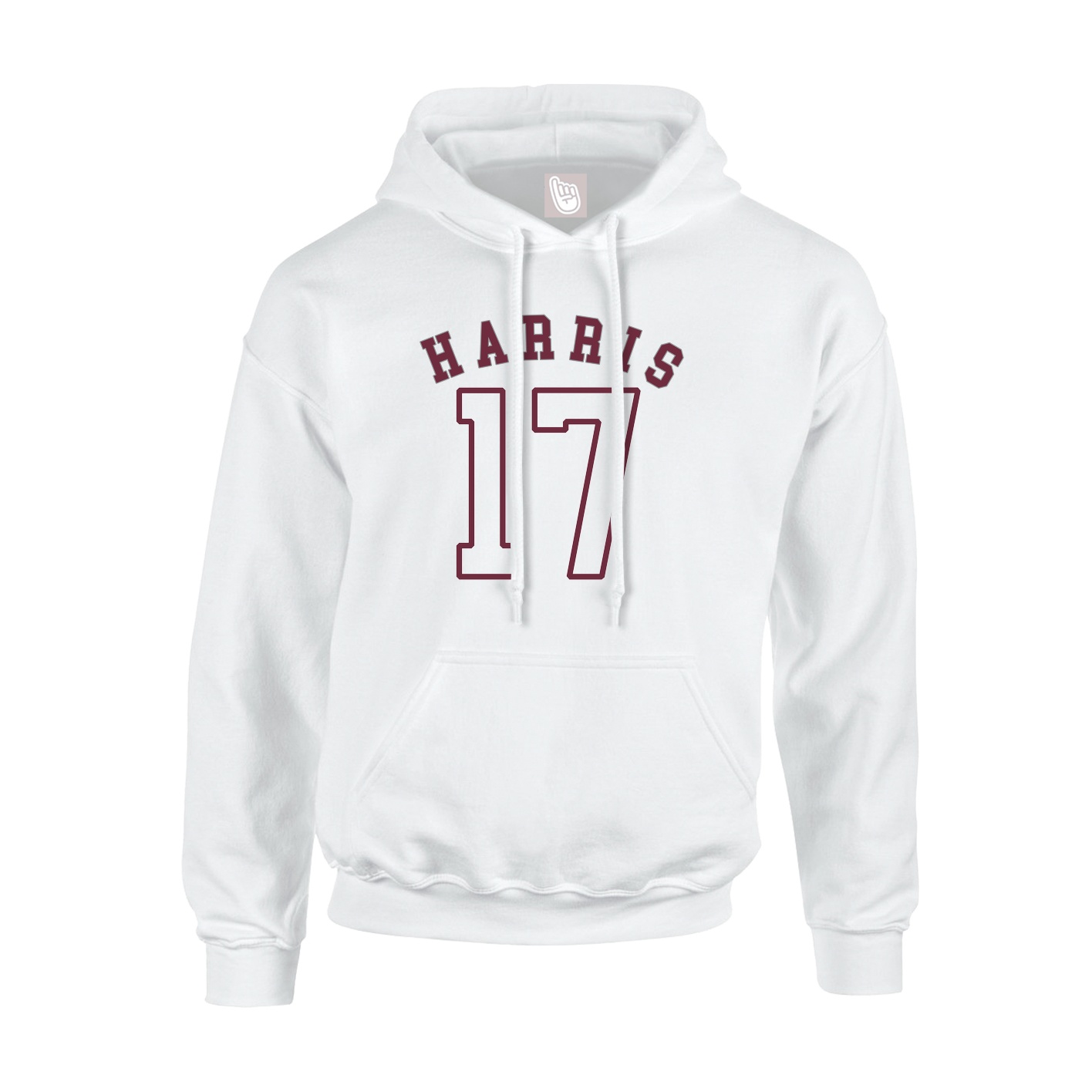 Hoodie — Shirsey Arch in White