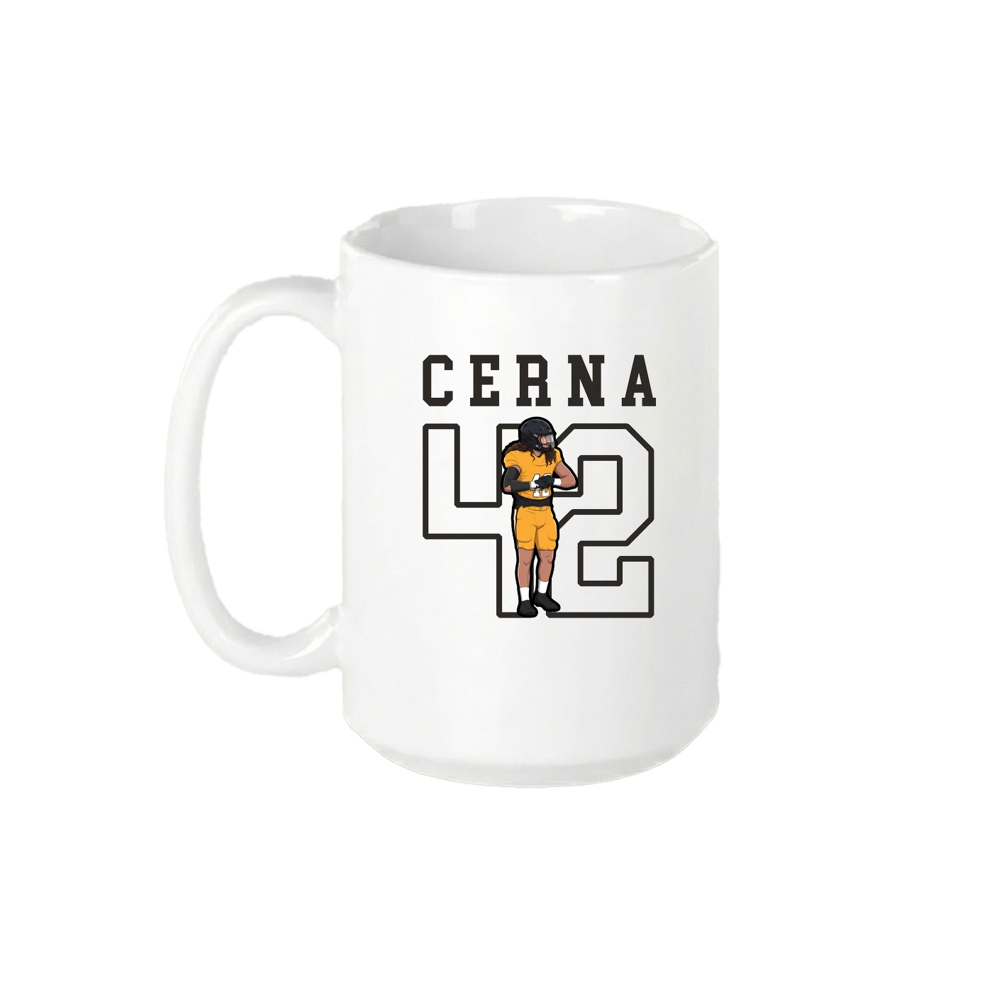 15oz Coffee Mug — Shirsey in White
