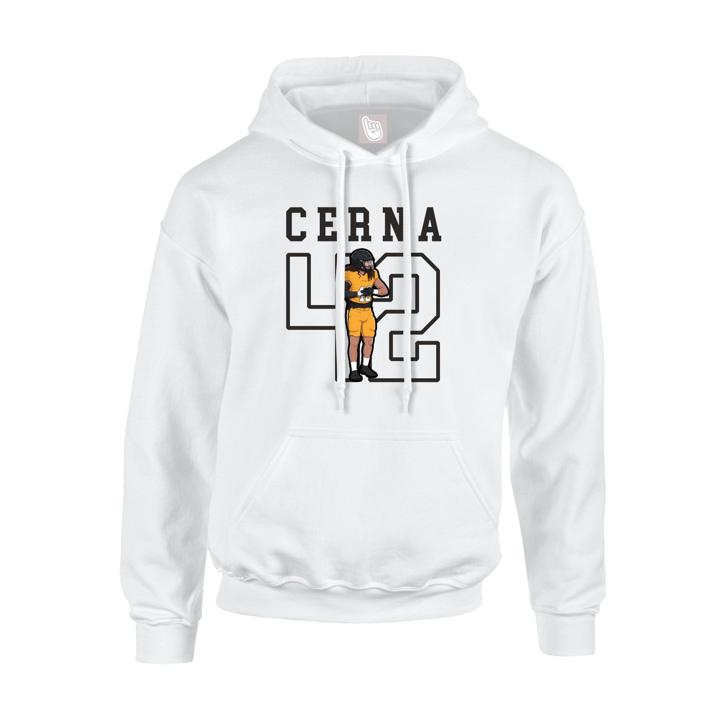 Hoodie — Shirsey in White